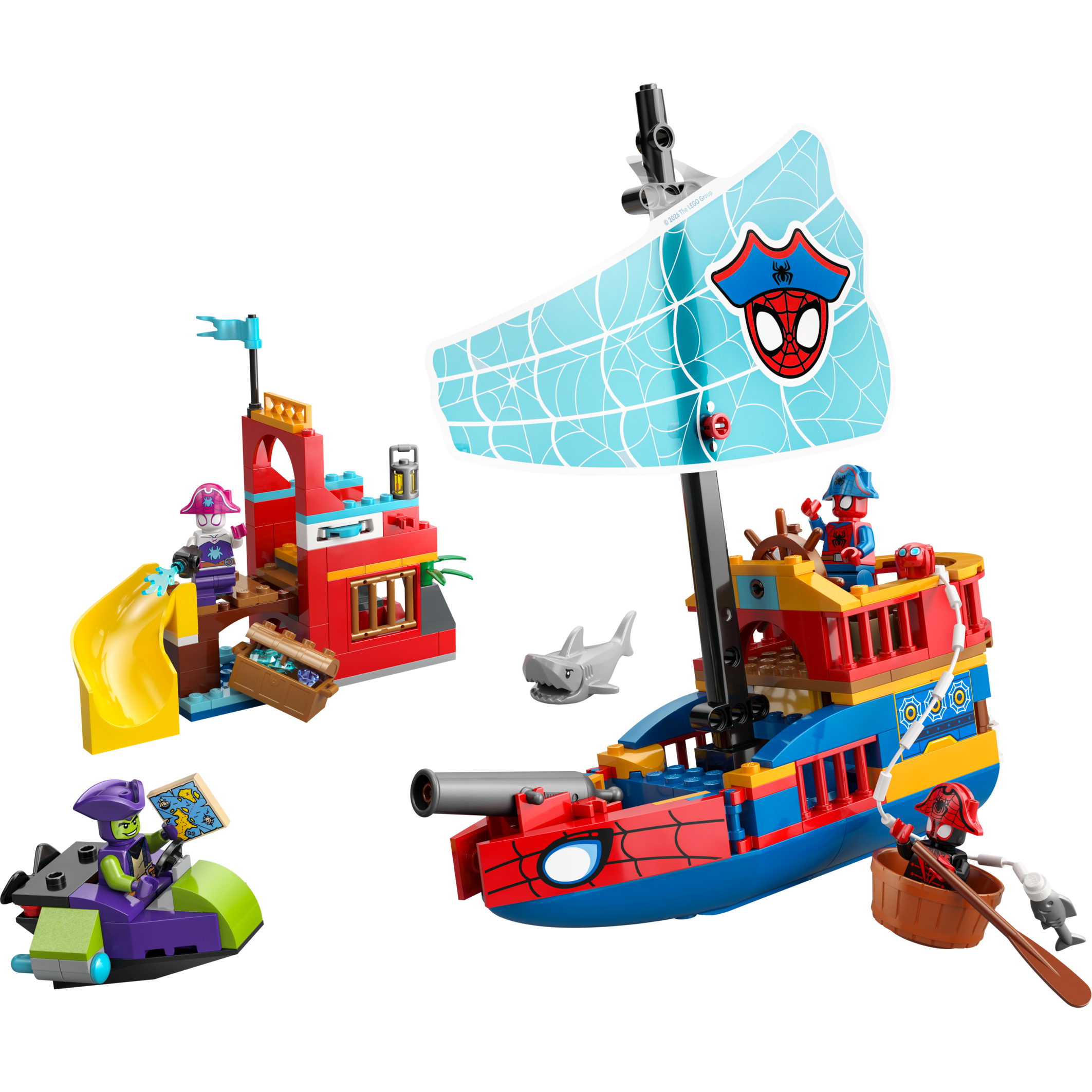 Team Spidey Pirate Ship
