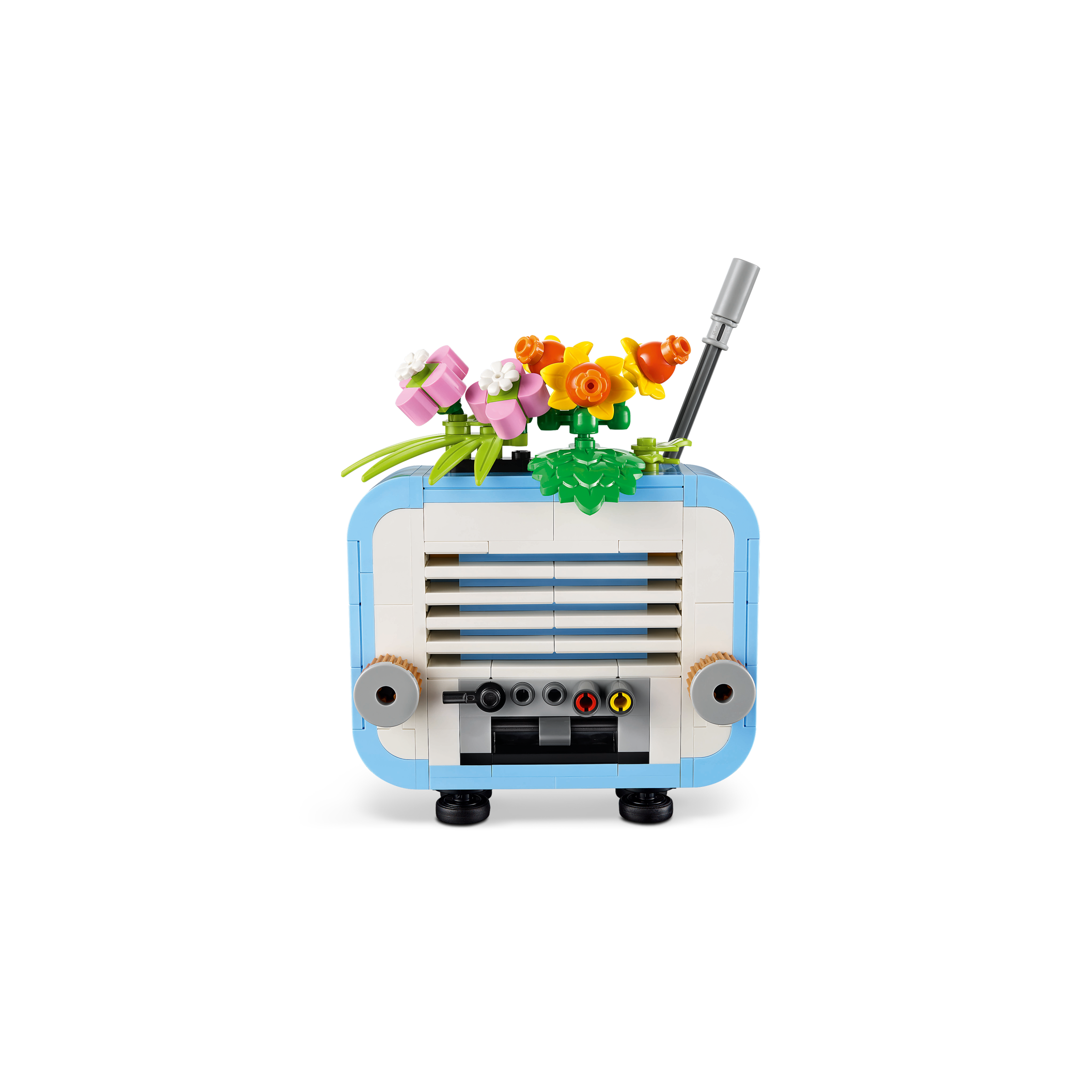 Record Player With Flowers - Image 4
