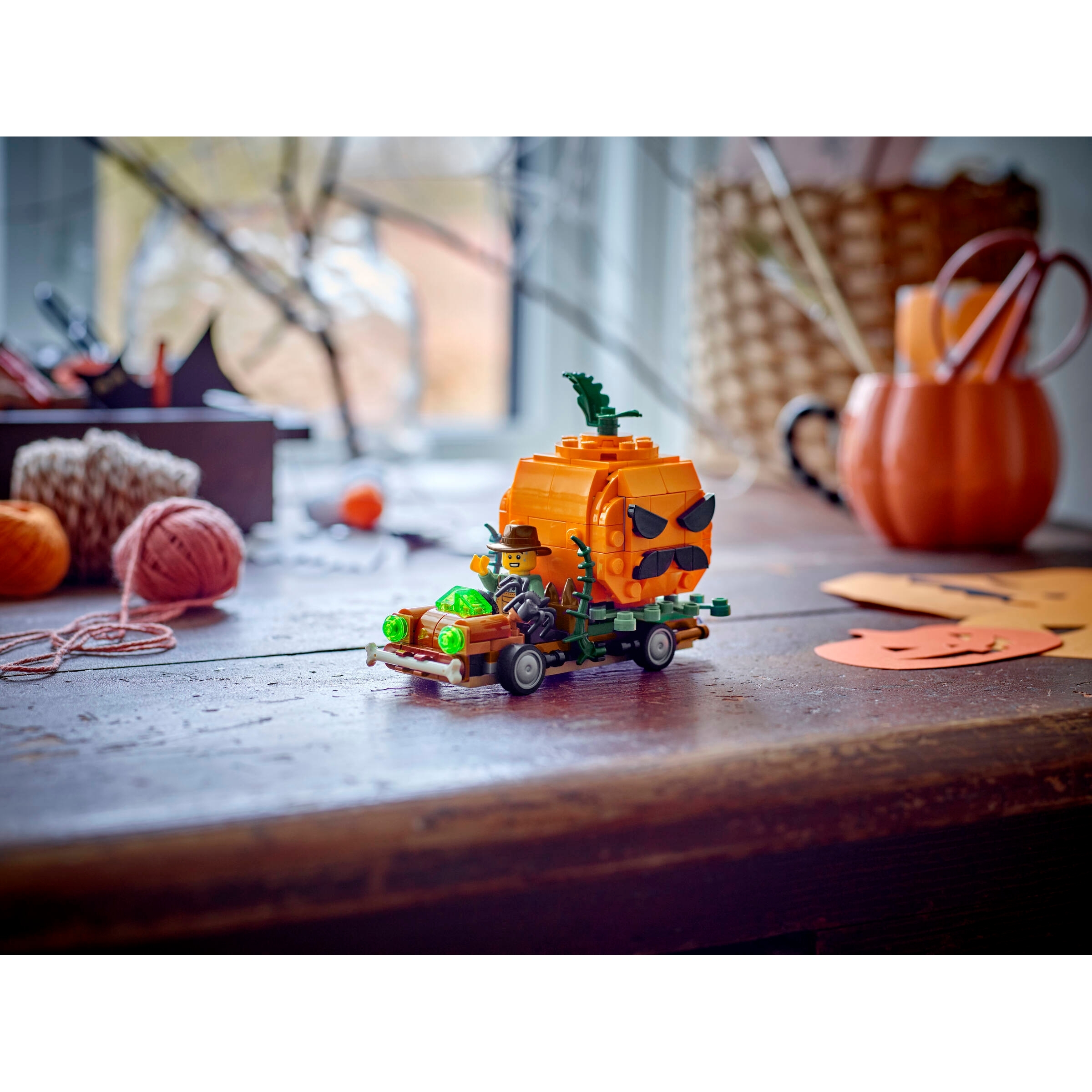 Jack-O'-Lantern Pickup Truck - Image 6