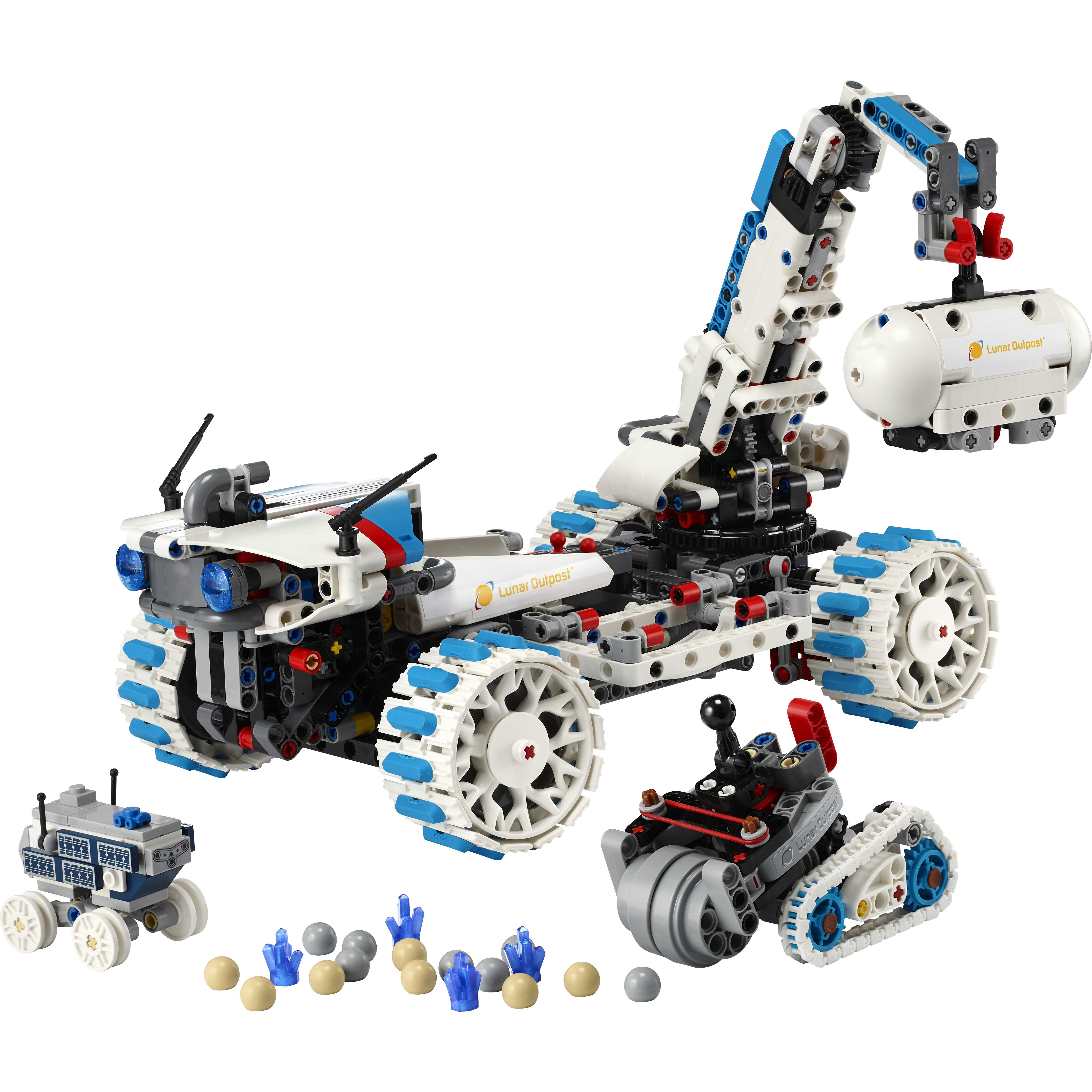 Lunar Outpost Moon Rover Space Vehicle