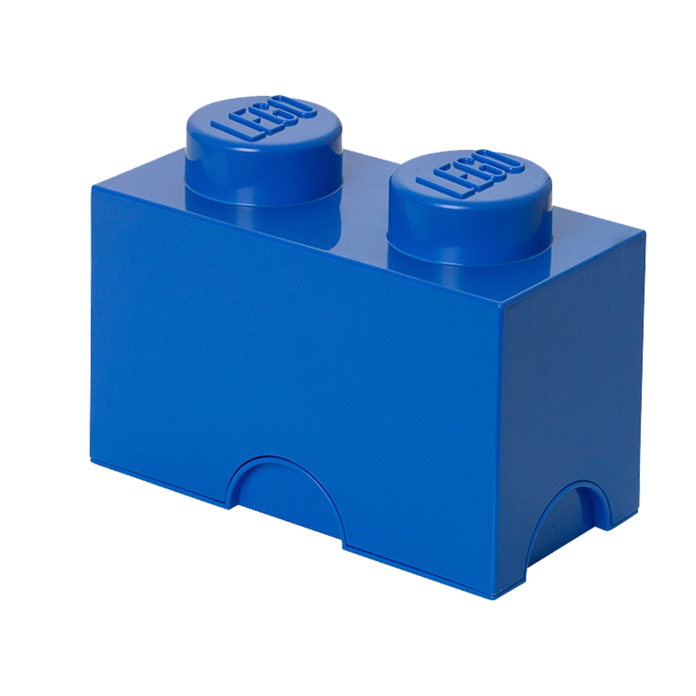 Lego 2-Stud Blue Storage Brick