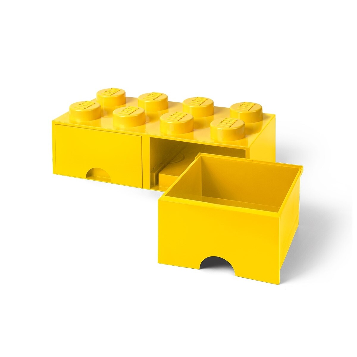 Lego 8-Stud Bright Yellow Storage Brick Drawer - Image 3