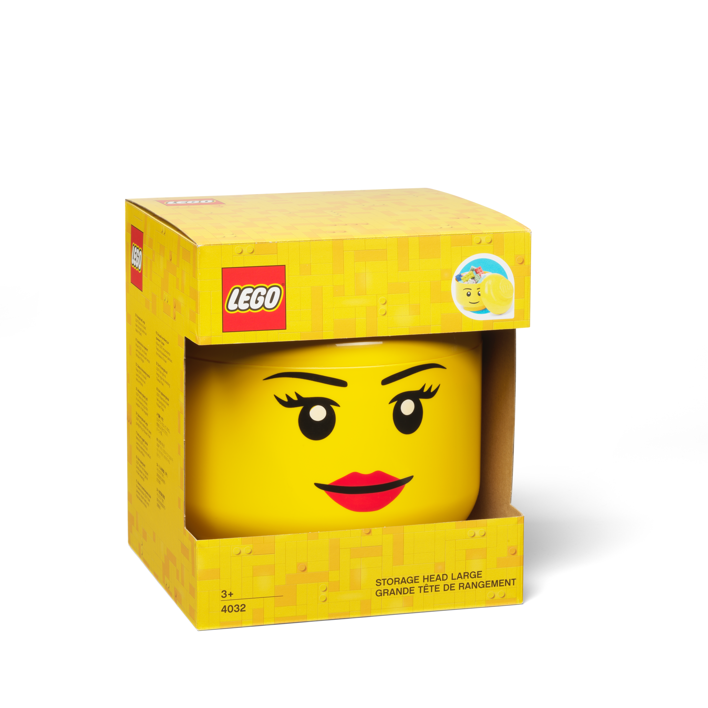 Lego Girl Storage Head – Large - Image 2