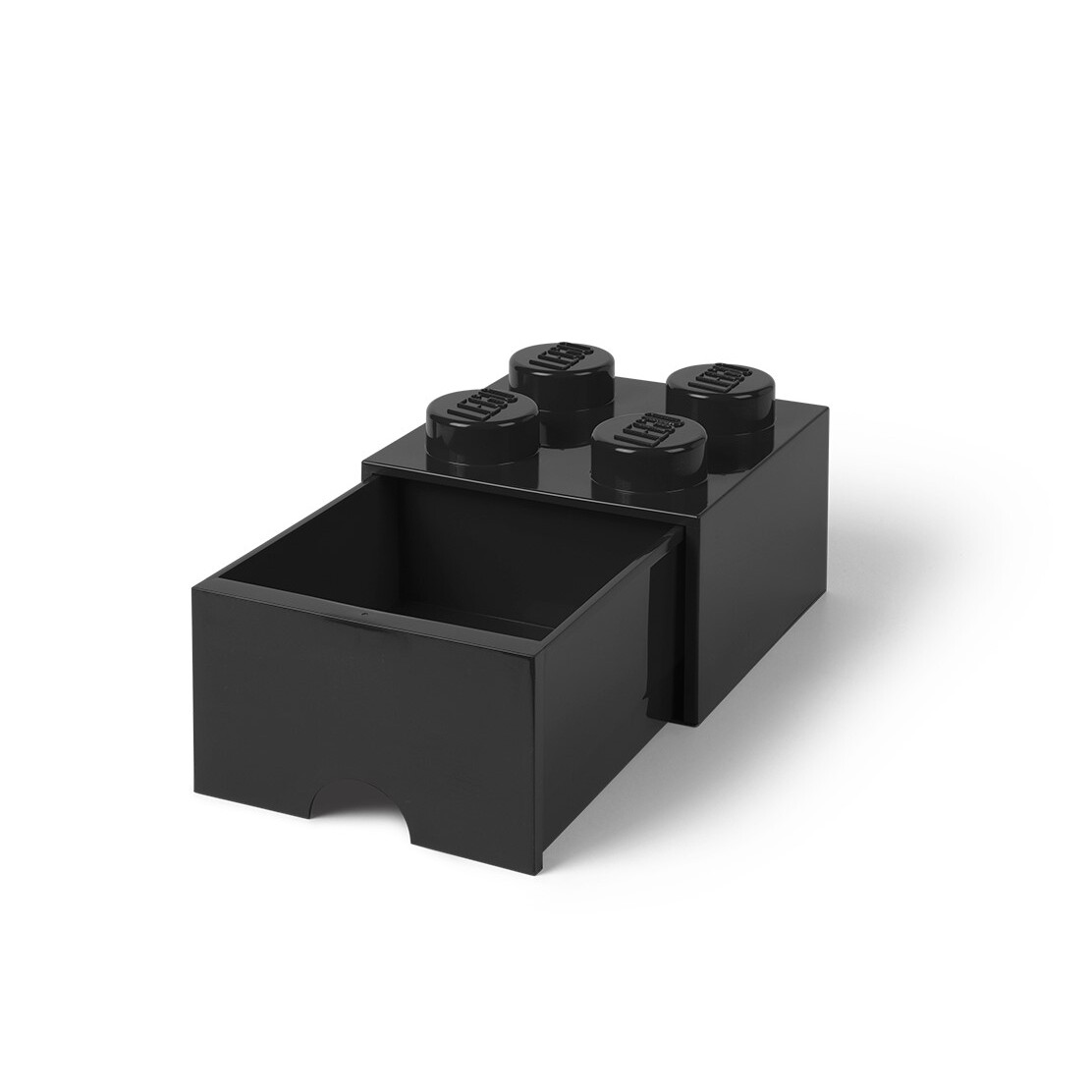 Lego 4-Stud Black Storage Brick Drawer