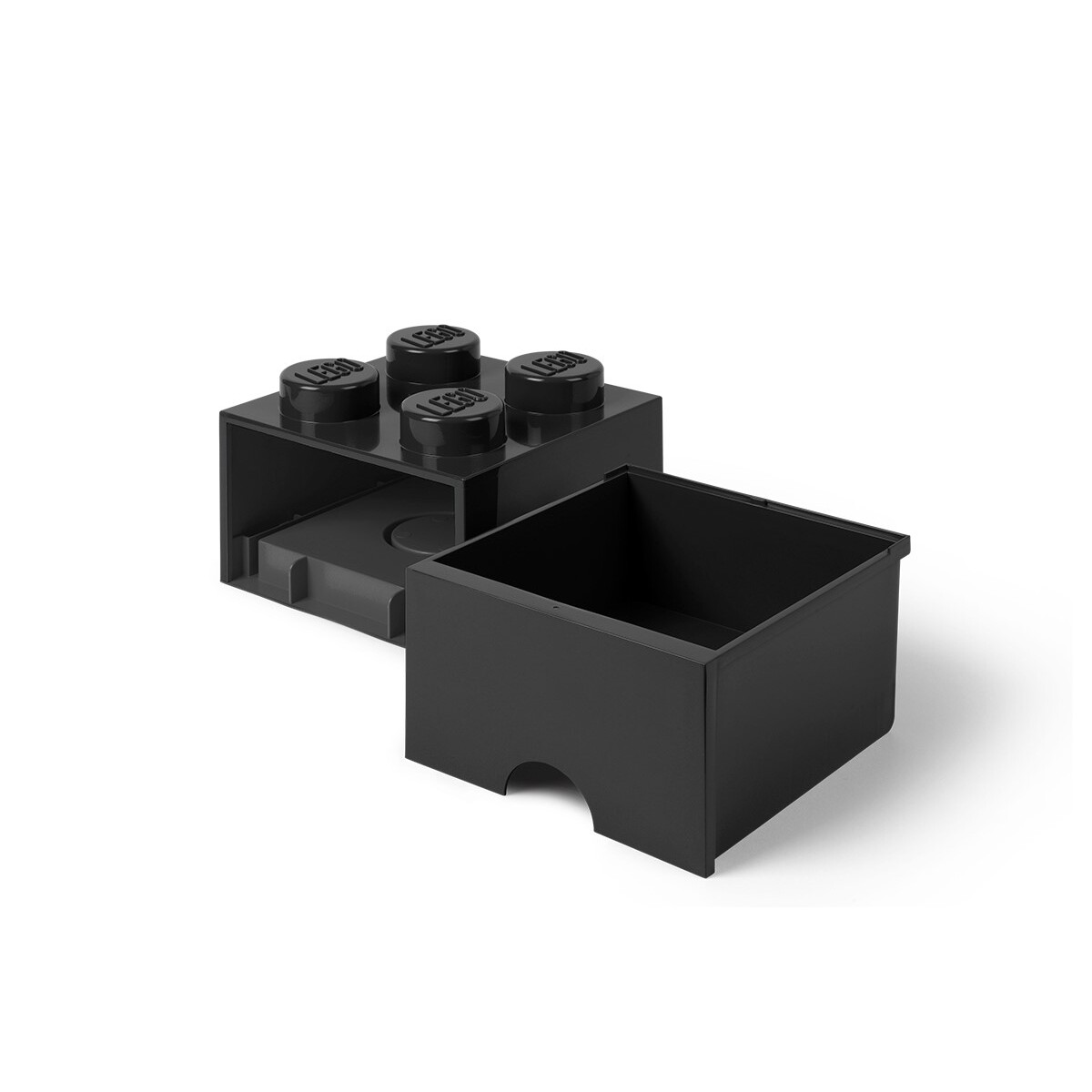 Lego 4-Stud Black Storage Brick Drawer - Image 3