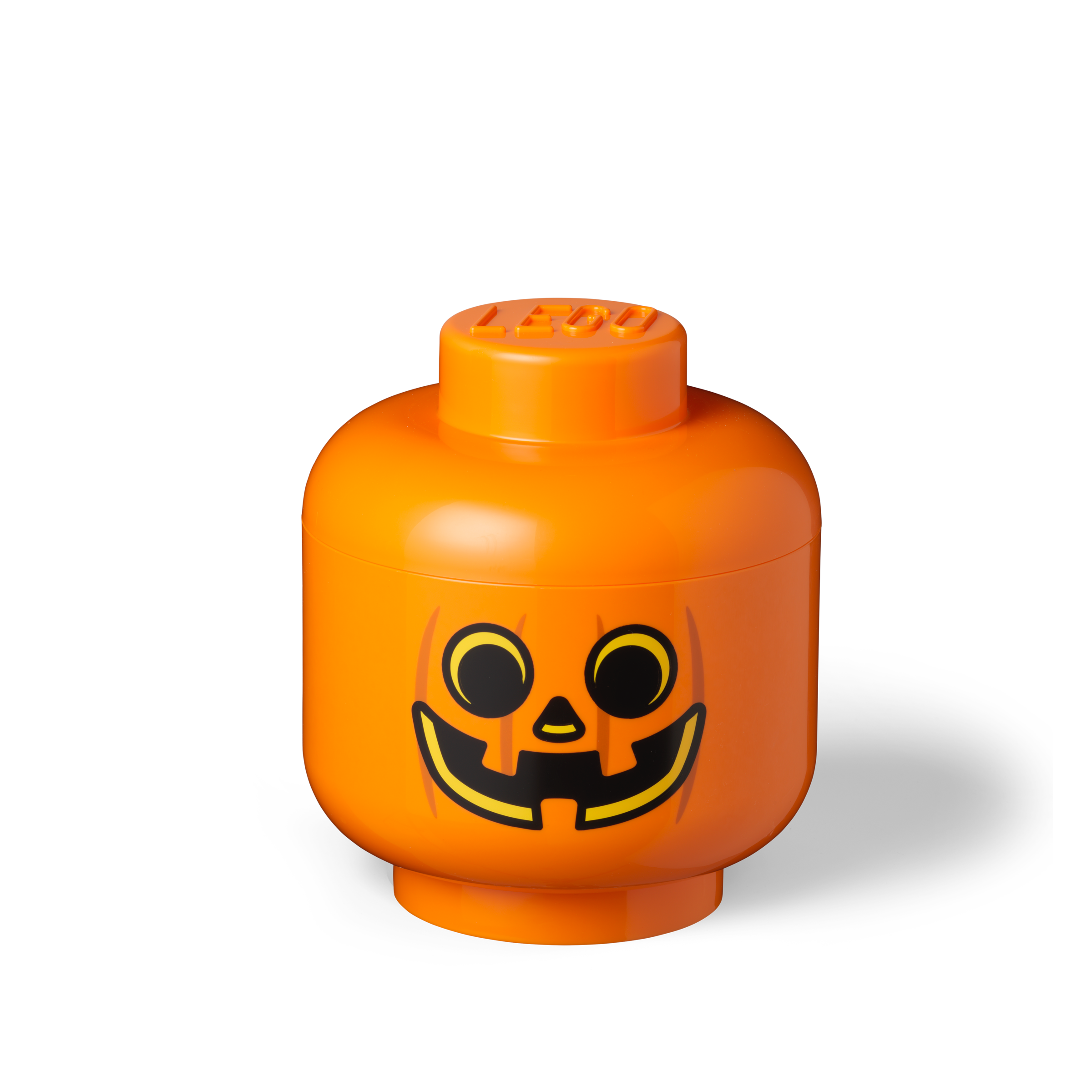Lego Pumpkin Storage Head - Large