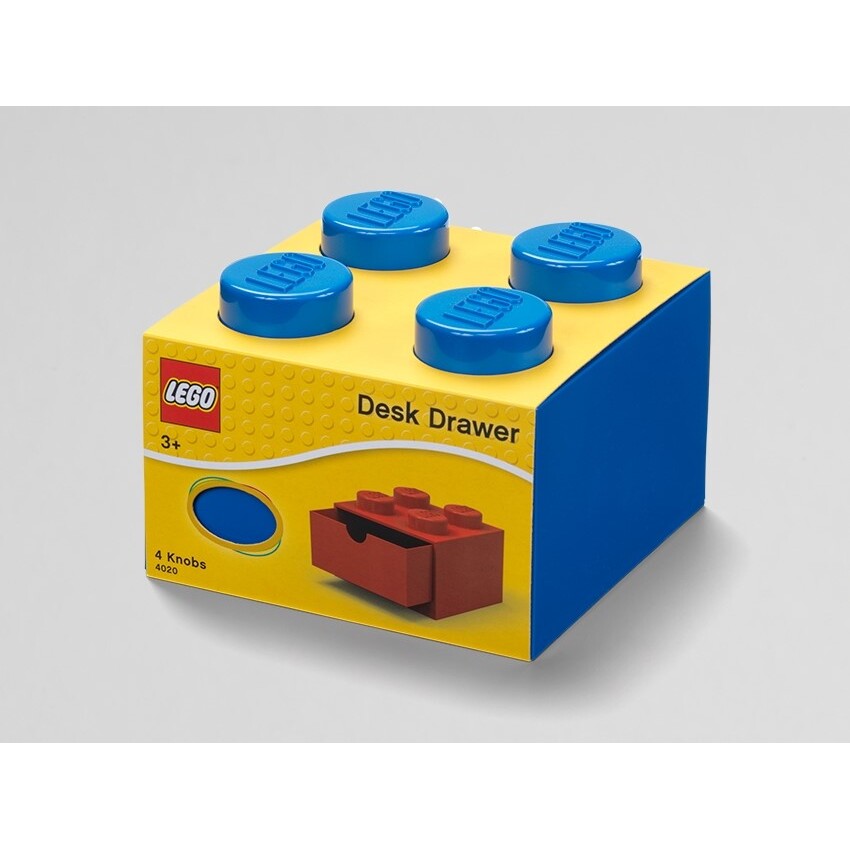 Lego 4-Stud Blue Desk Drawer - Image 3