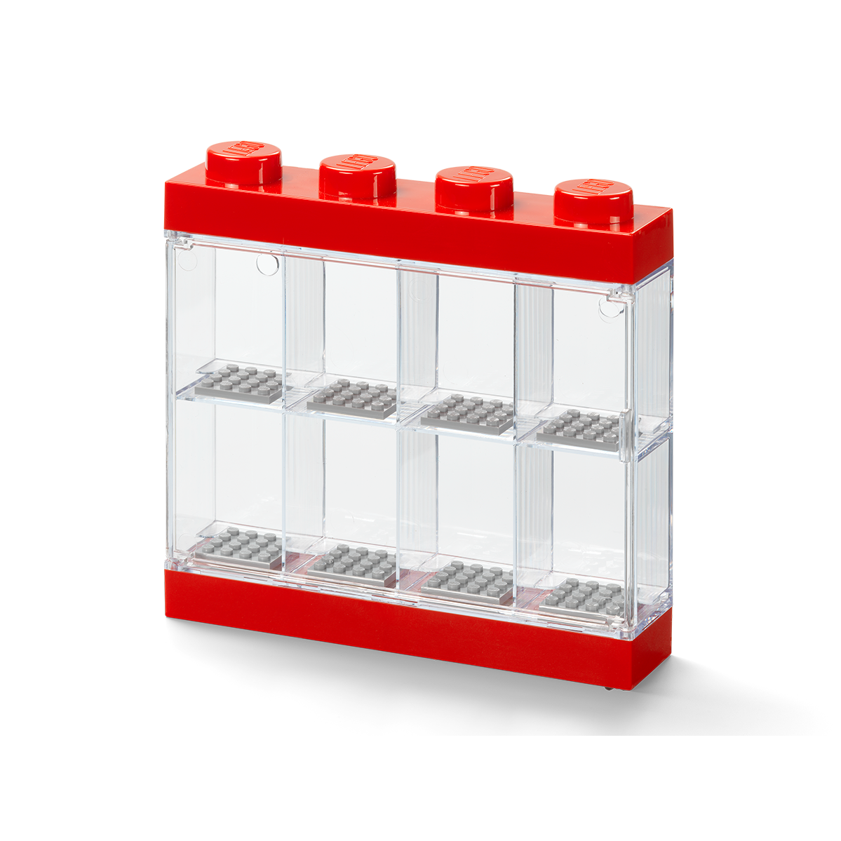 8-Minifigure Display Case – Red