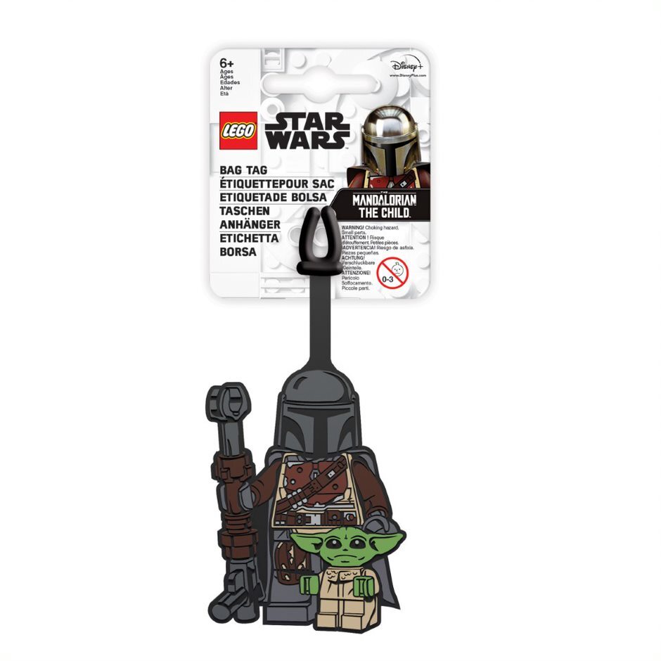 The Mandalorian With Grogu Bag Tag