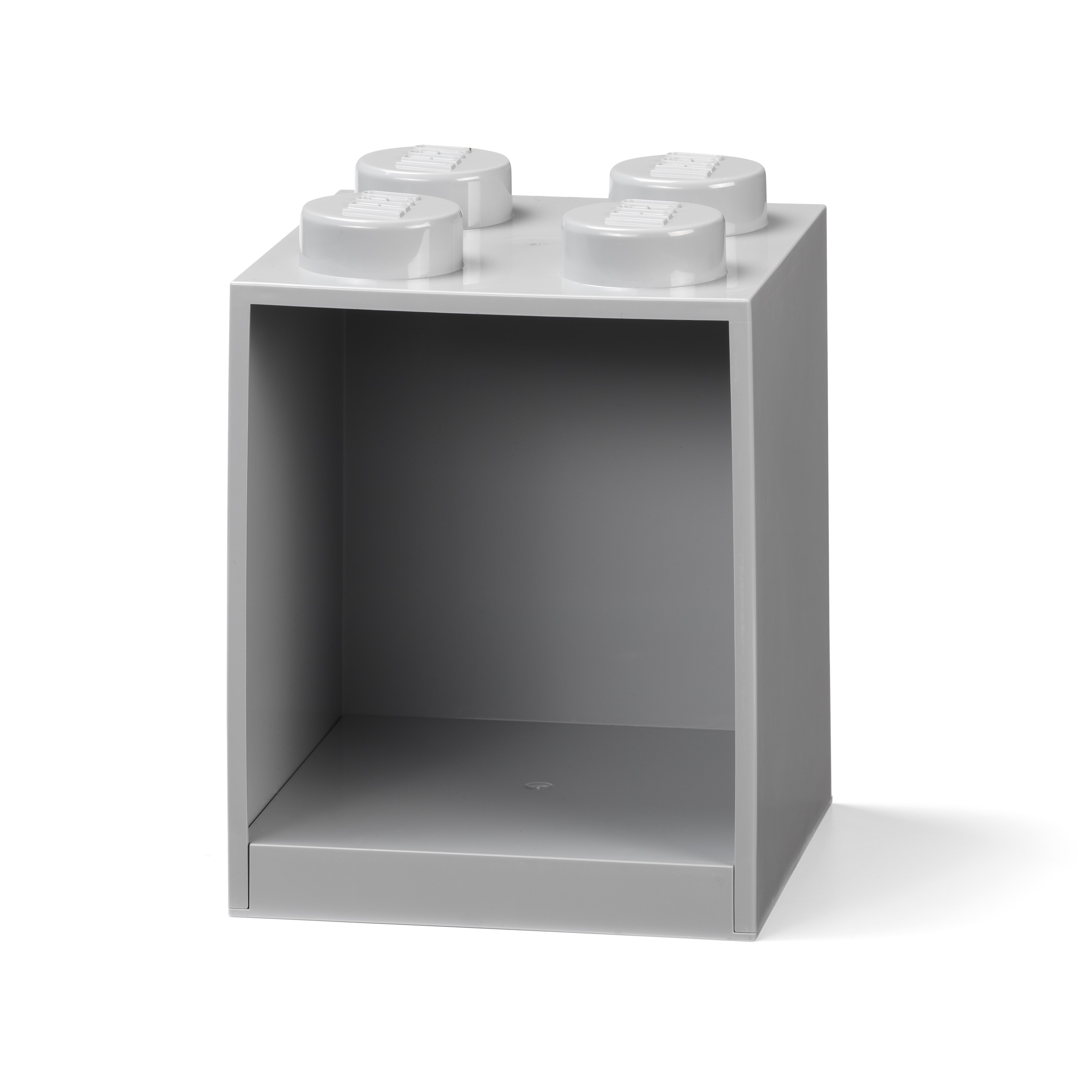 4-Stud Brick Shelf – Gray