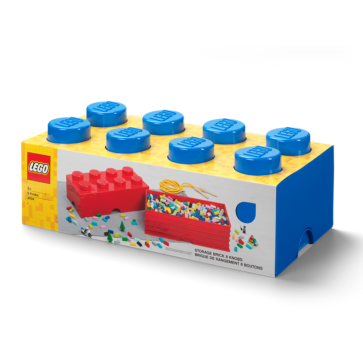 8-Stud Storage Brick – Blue - Image 2