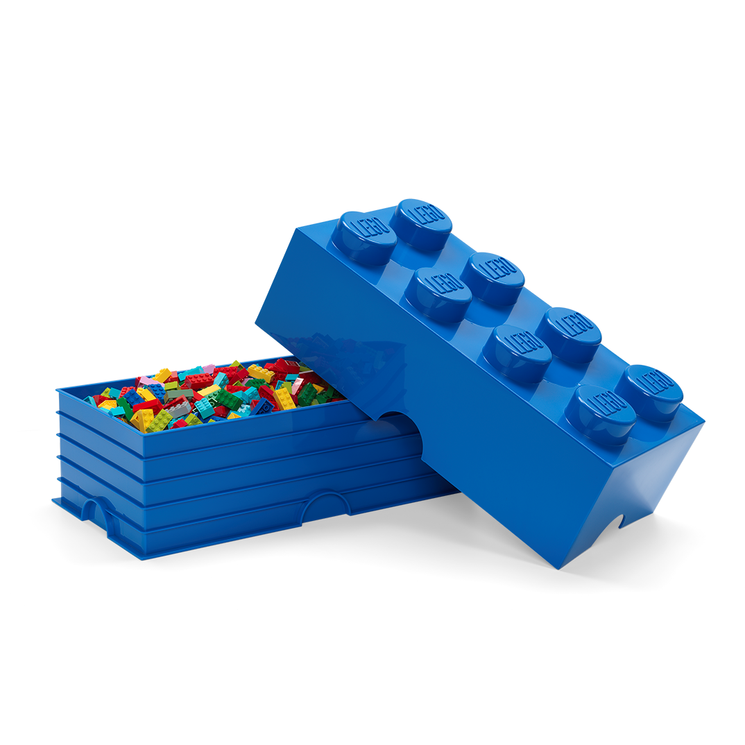 8-Stud Storage Brick – Blue - Image 4