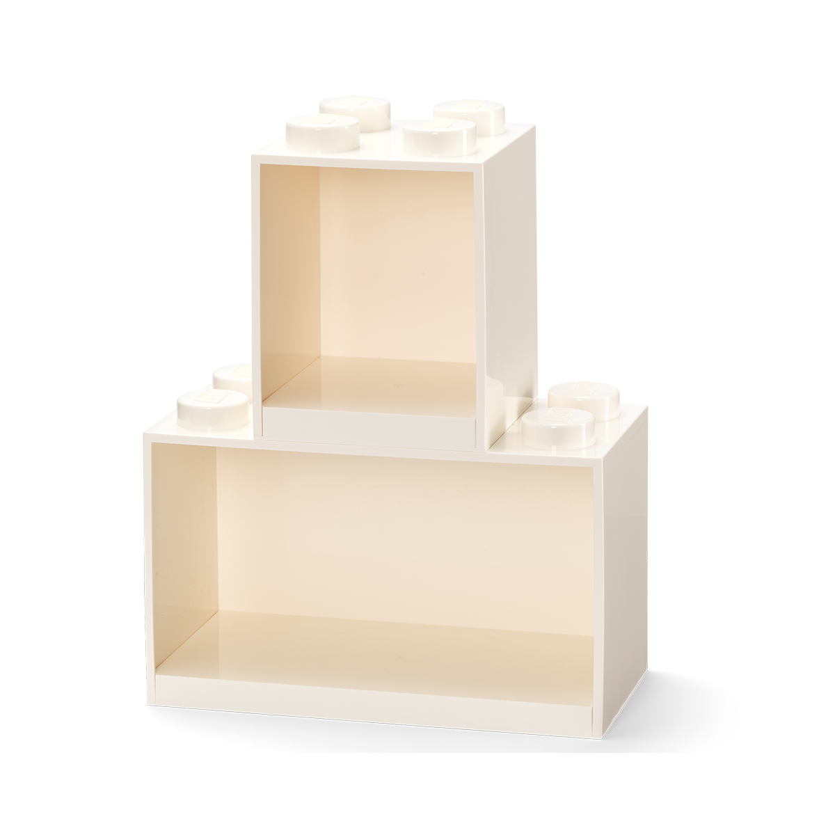 Brick Shelf Set – White