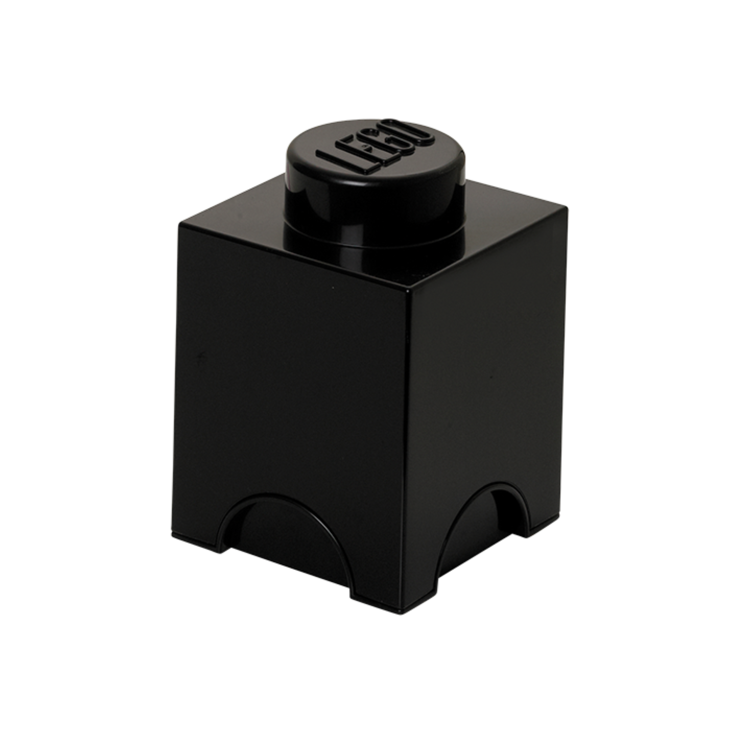 Storage Brick 1-Stud – Black