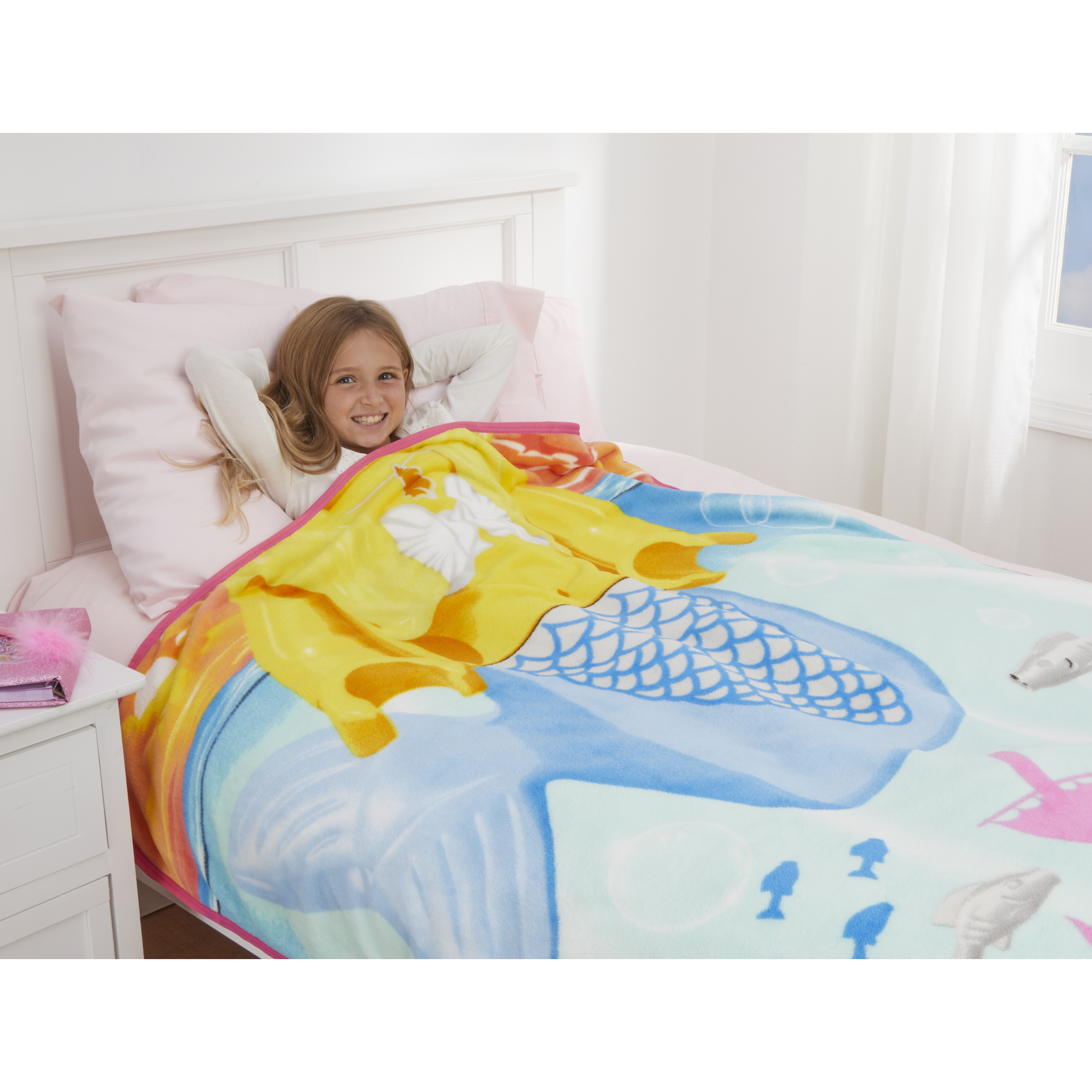 Lego Mermaid 46 In. X 60 In. Throw - Image 2