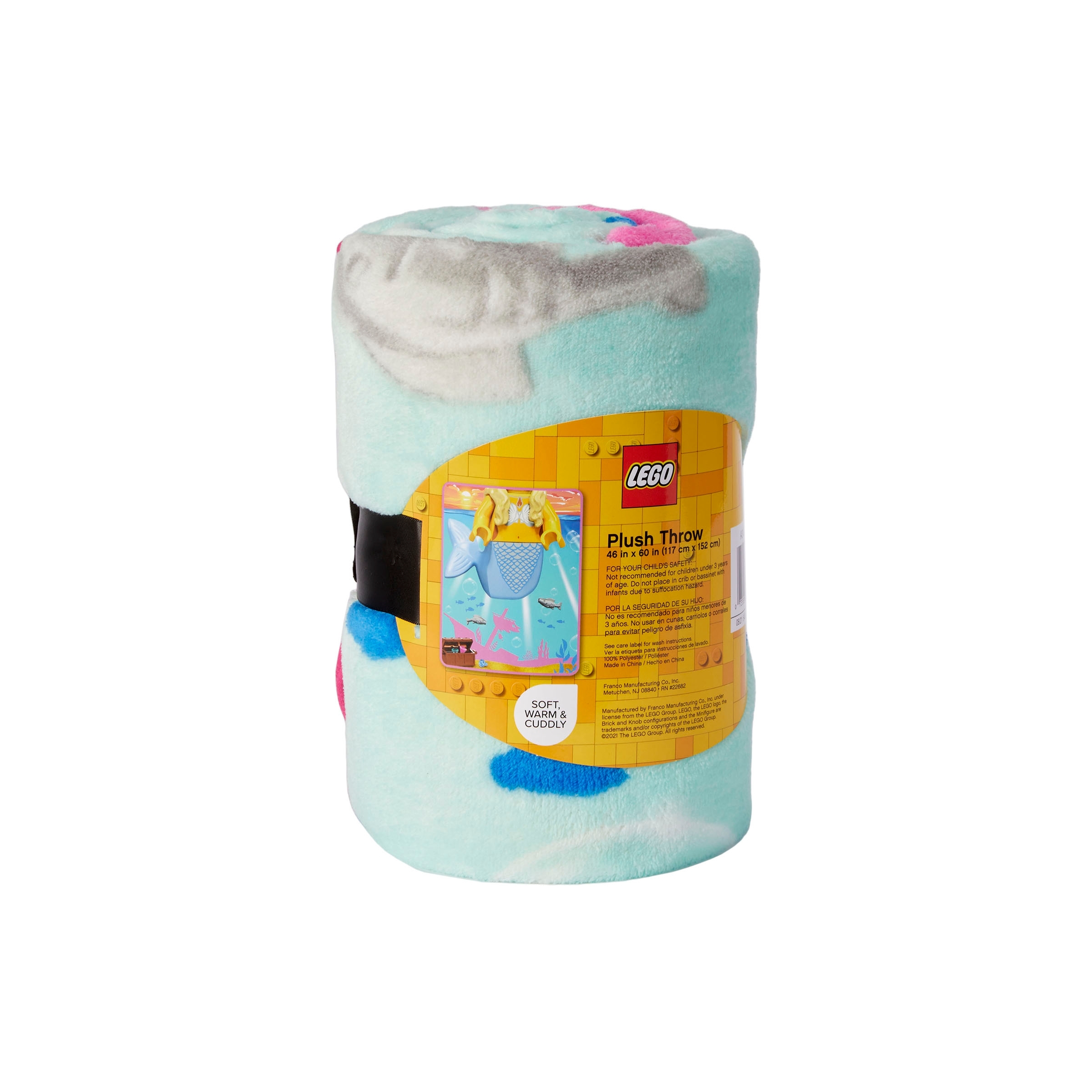 Lego Mermaid 46 In. X 60 In. Throw - Image 4