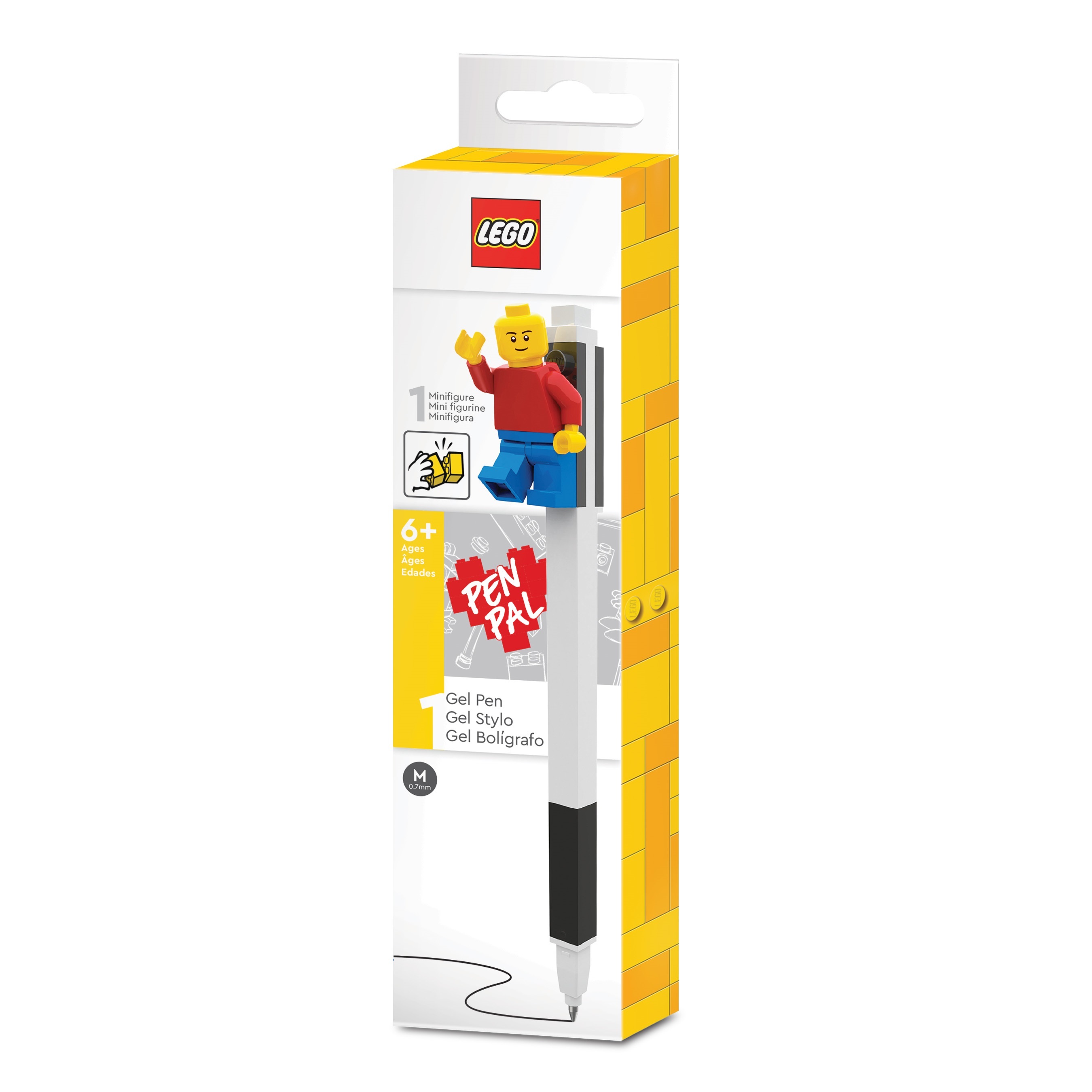 Pen Pal Gel Pen With Minifigure – Black - Image 2