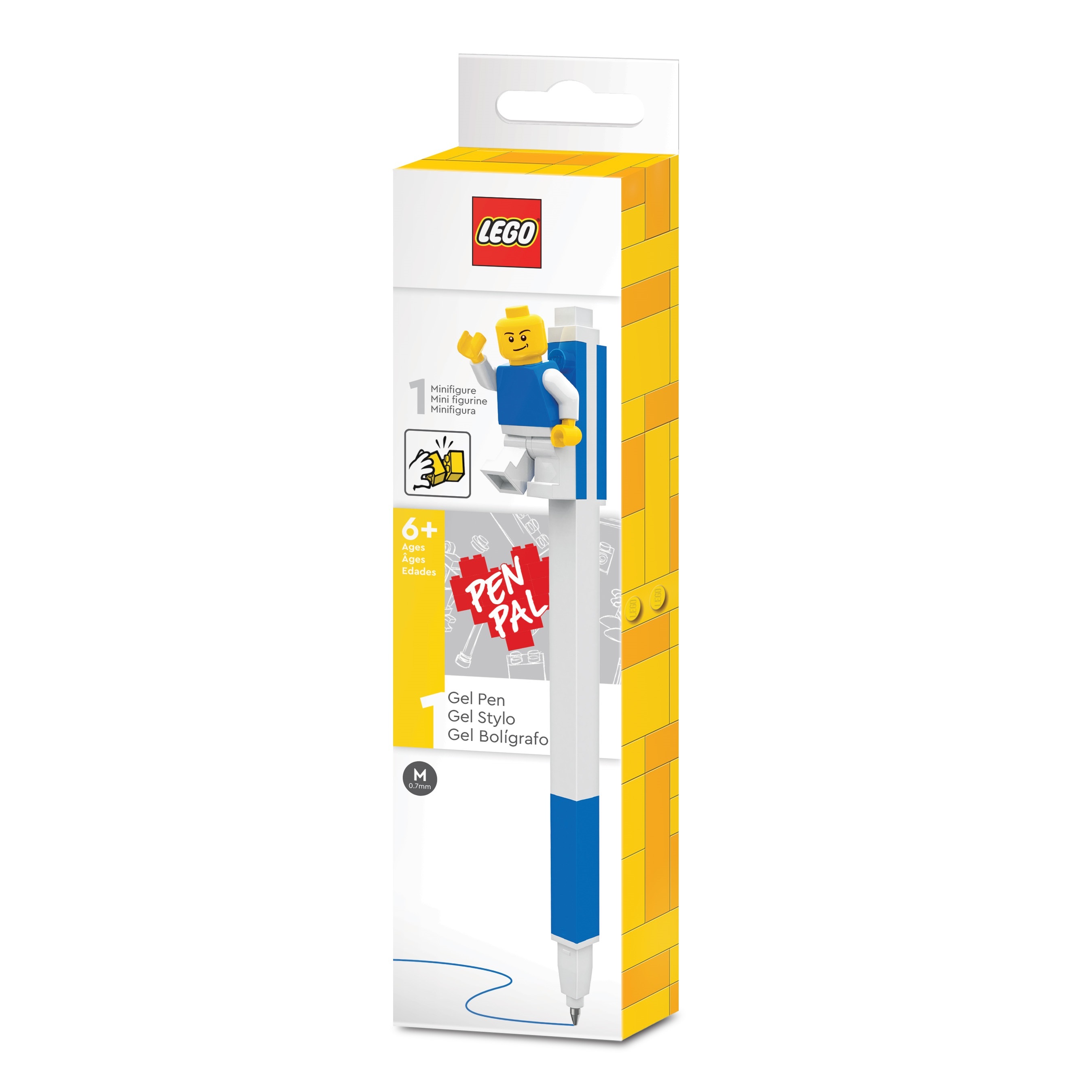 Pen Pal Gel Pen With Minifigure – Blue - Image 2