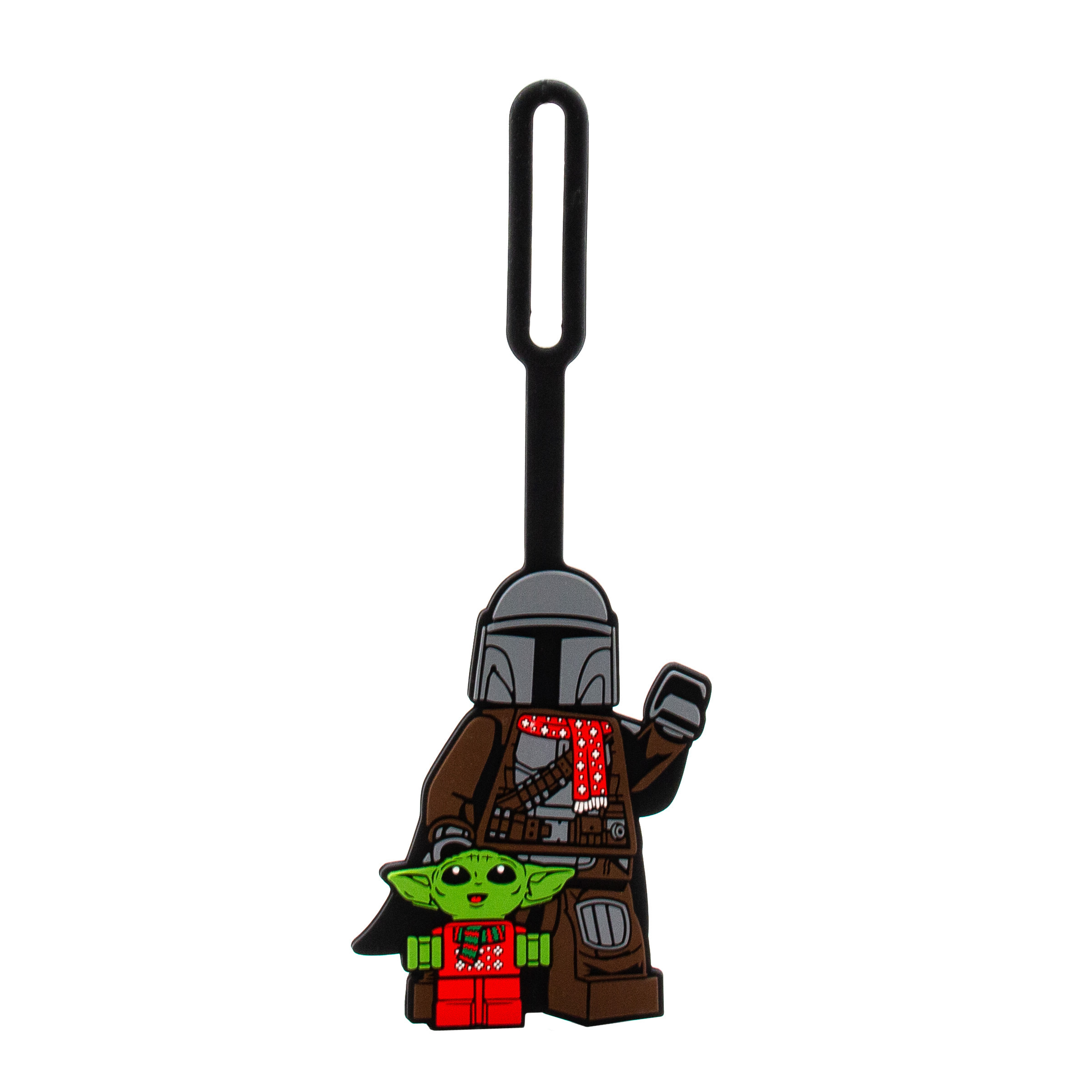 The Mandalorian With Grogu Holiday Bag Tag