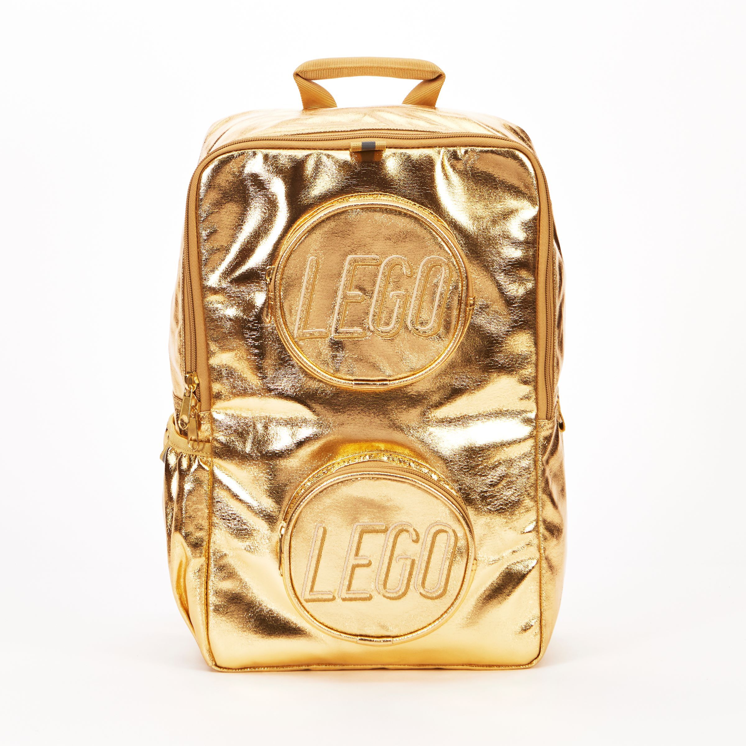 Brick Backpack – Metallic Gold