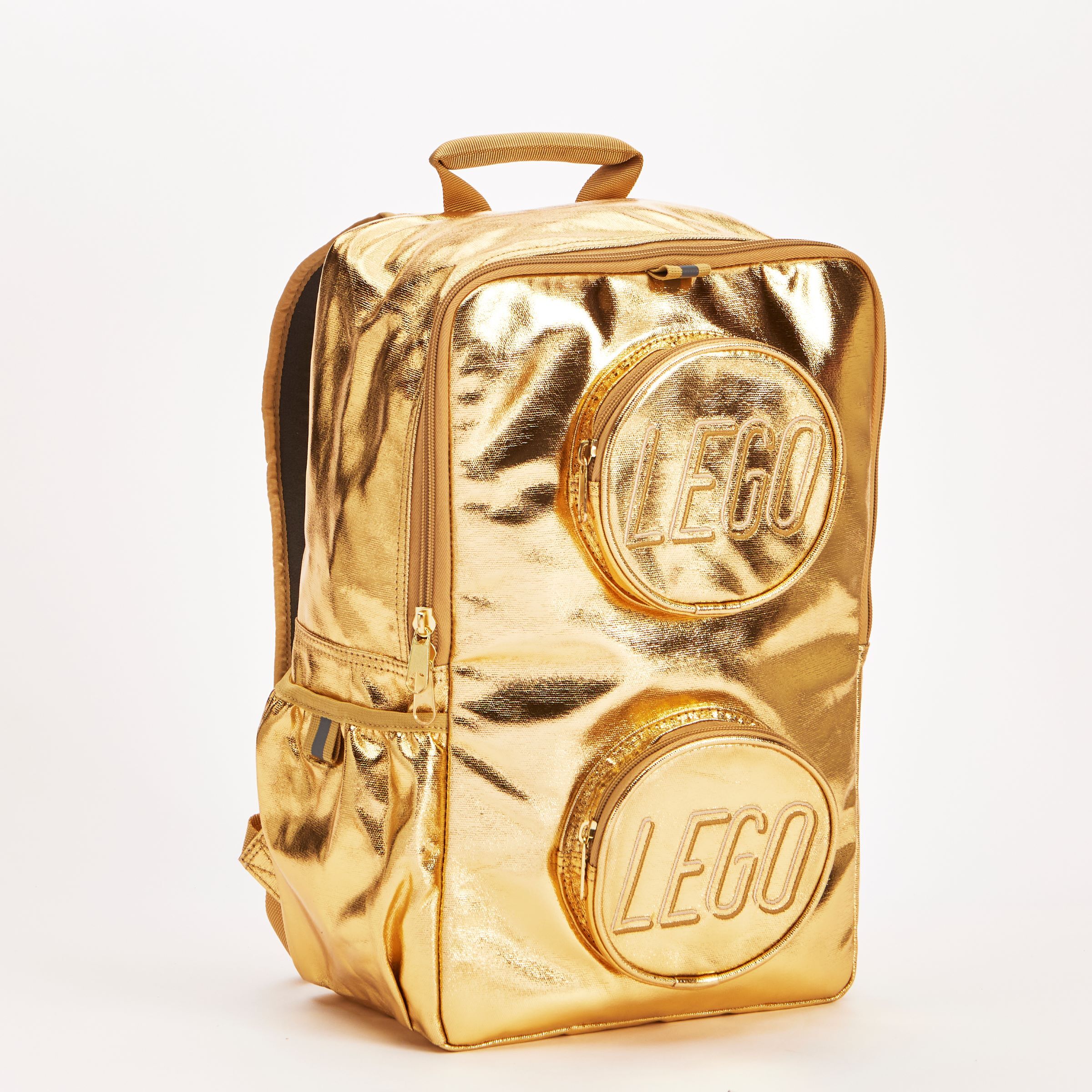 Brick Backpack – Metallic Gold - Image 2