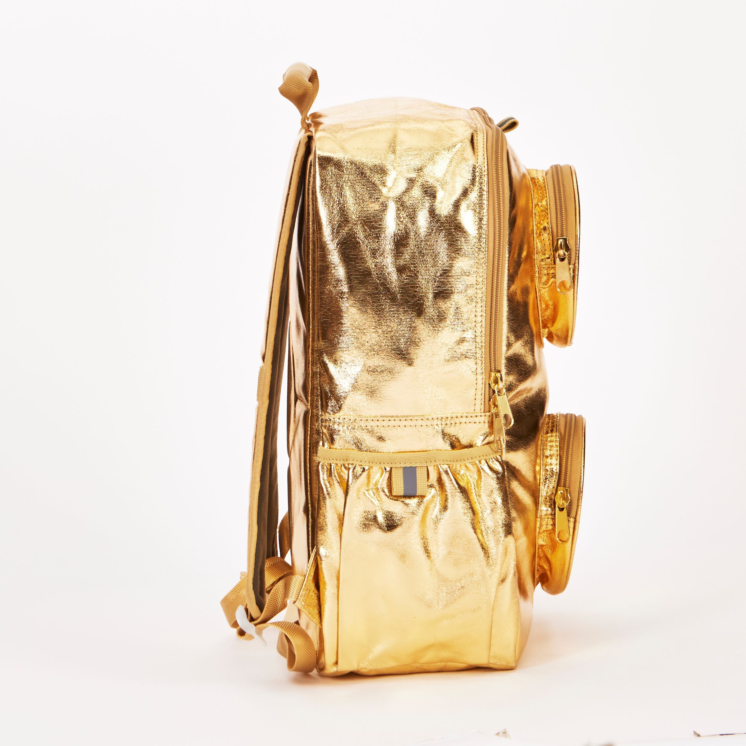 Brick Backpack – Metallic Gold - Image 4