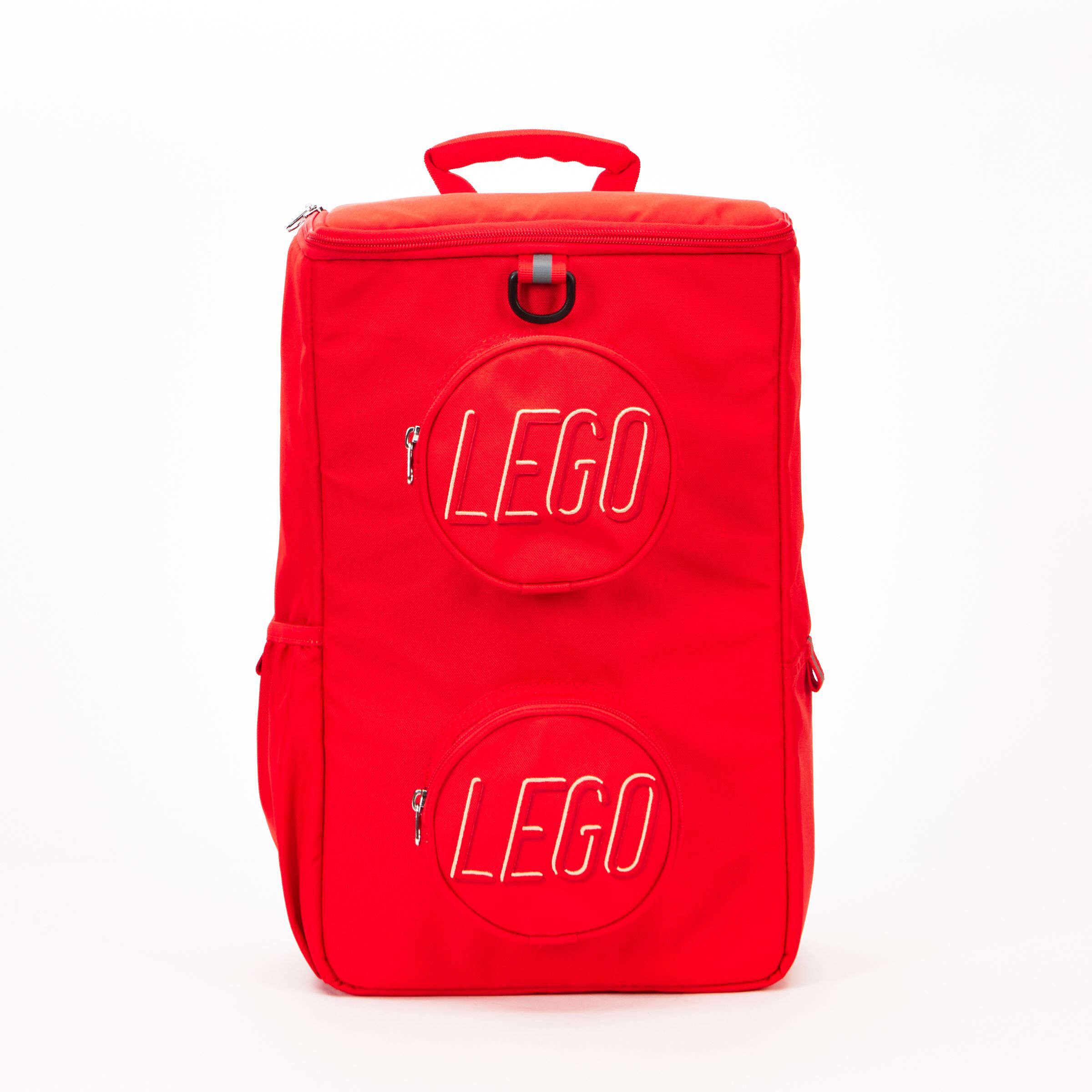 Brick Backpack Cooler – Red - Image 2
