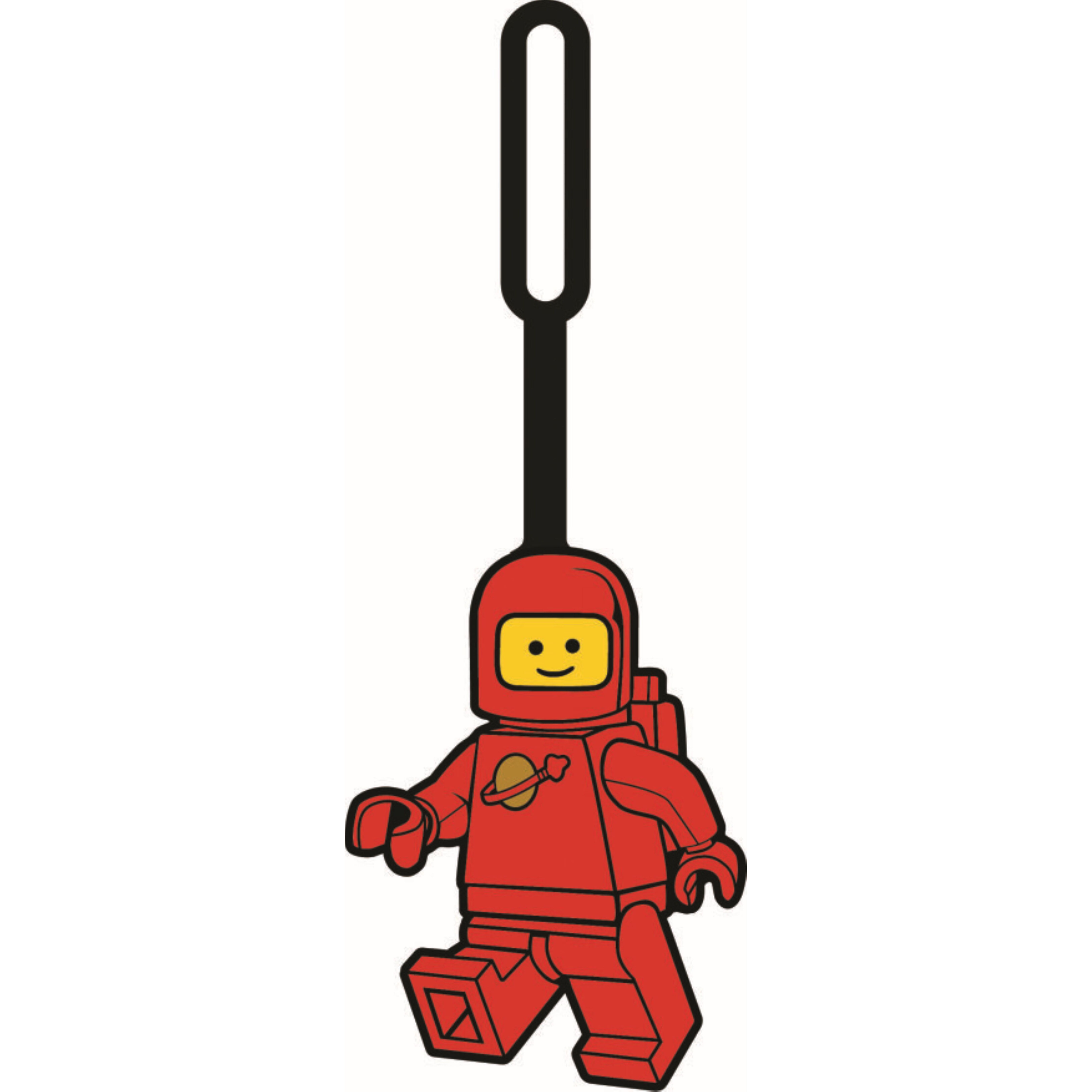 Bag Tag Spaceman Red