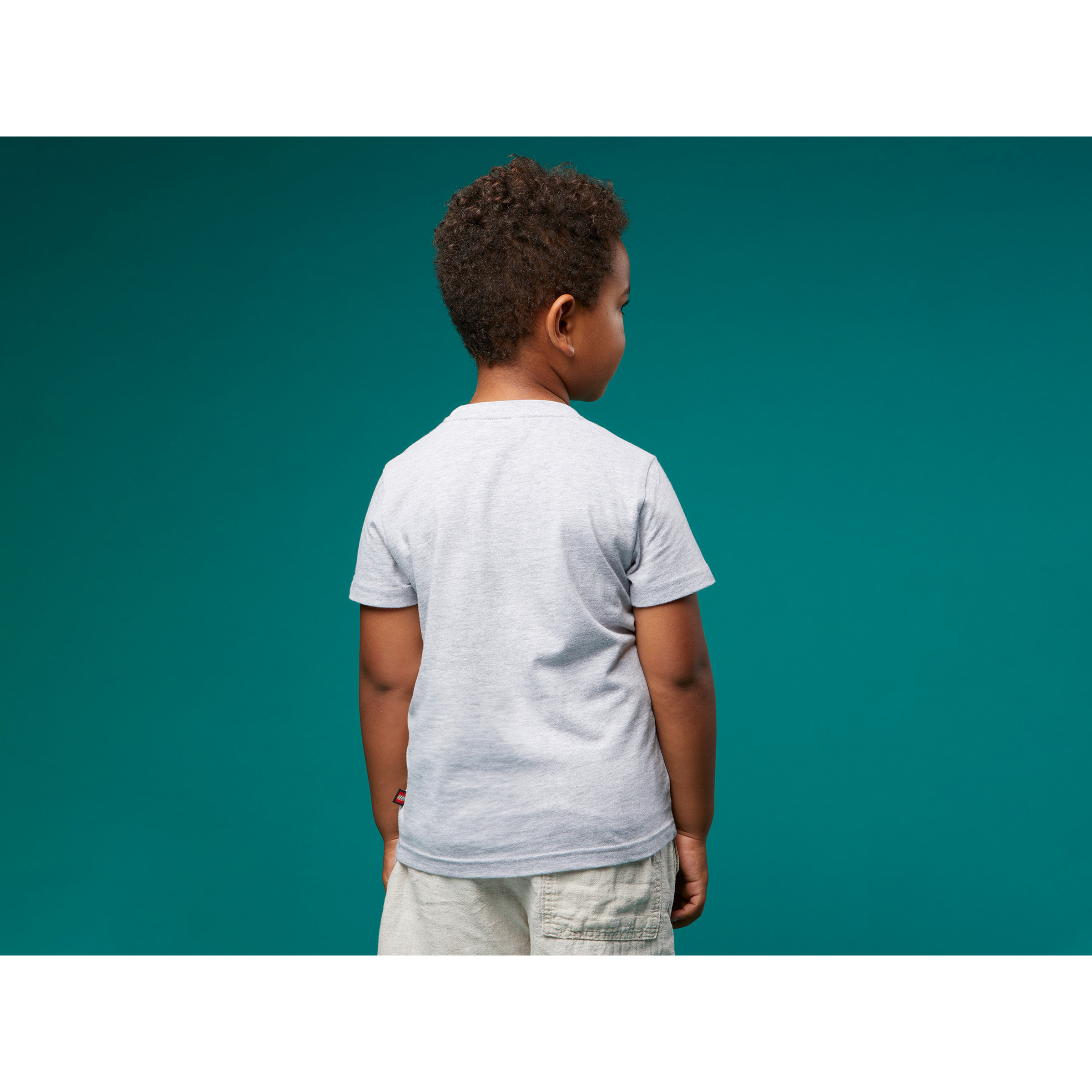 Kids' Short Sleeve Logo T-Shirt – Gray MéLange - Image 7