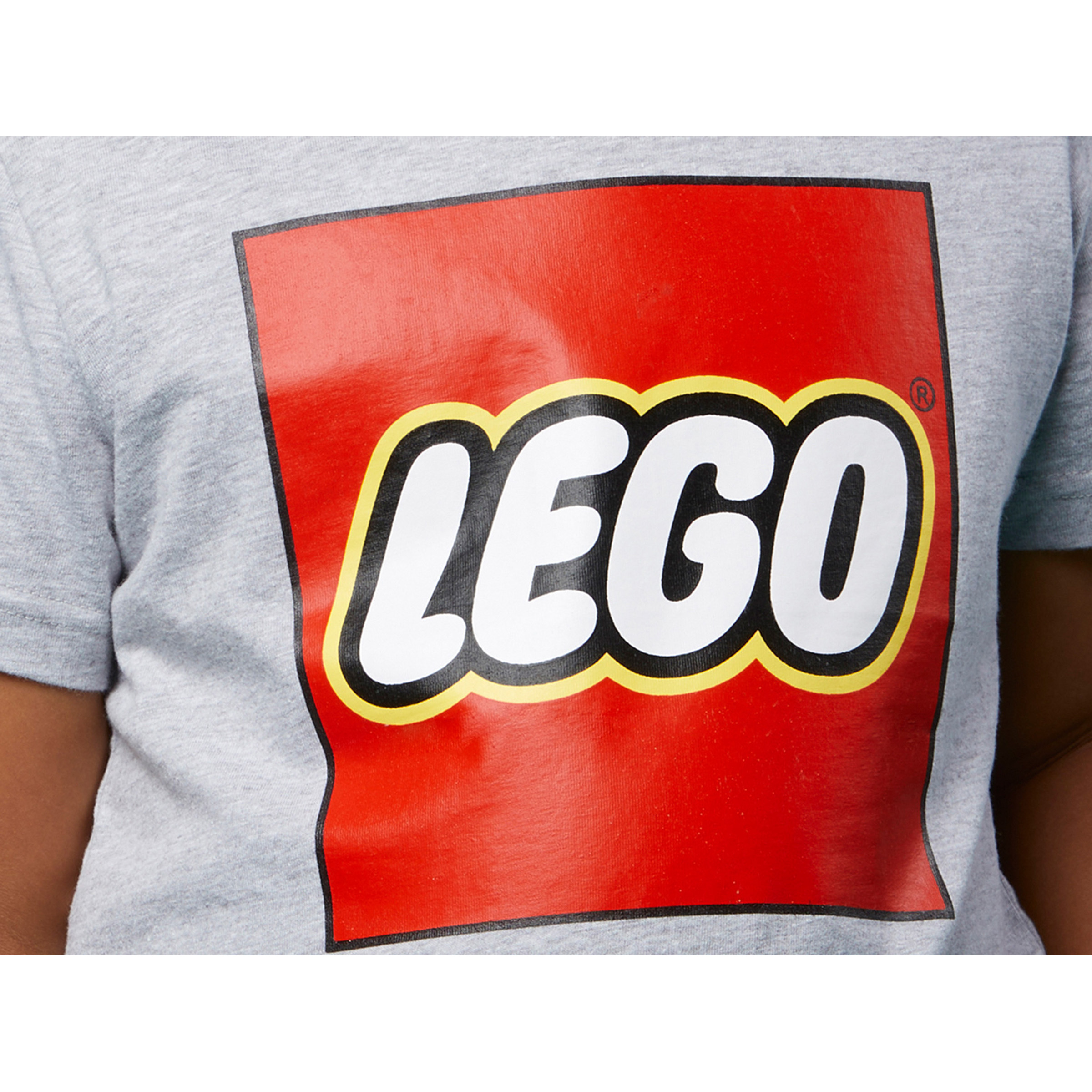 Kids' Short Sleeve Logo T-Shirt – Gray MéLange - Image 8