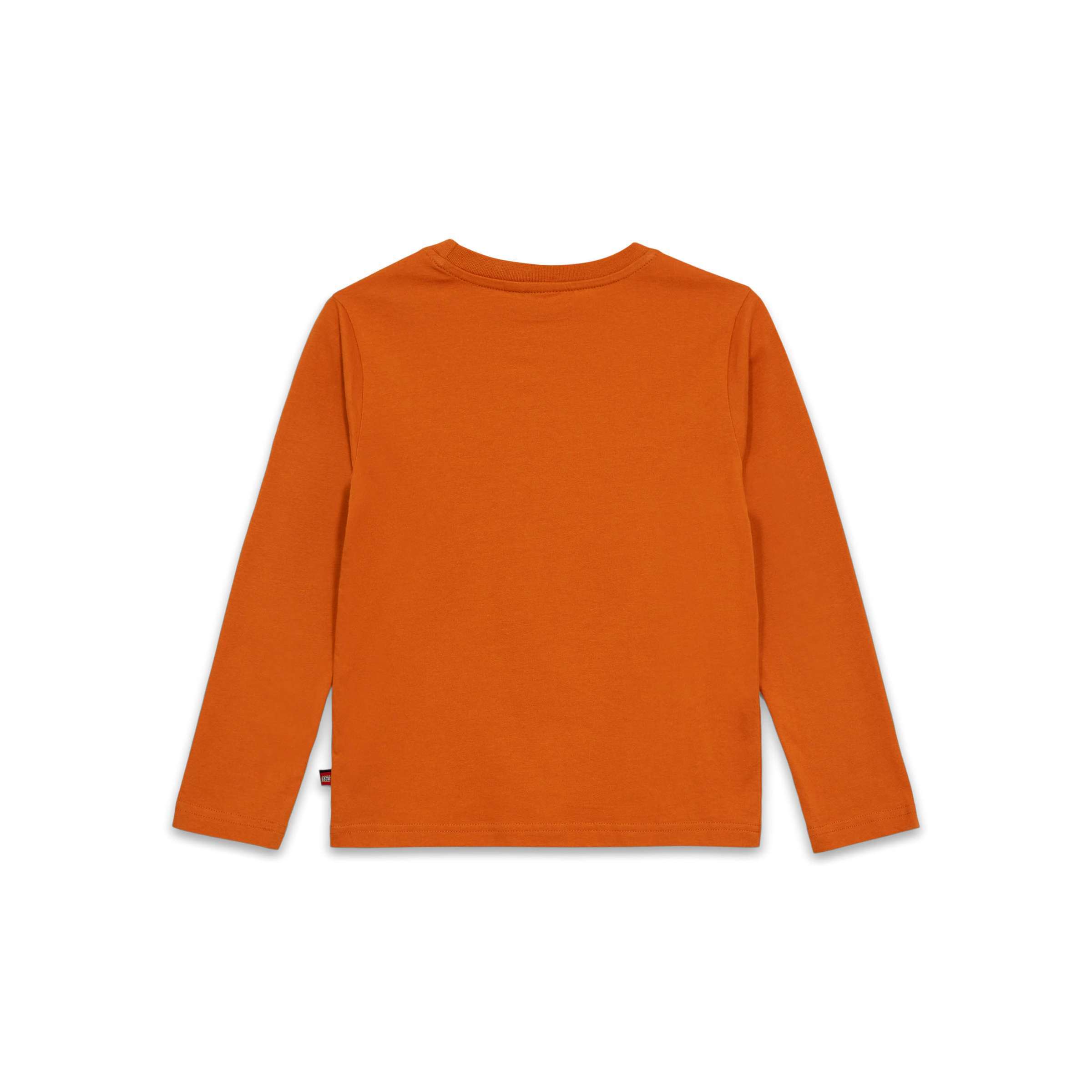 Kids Long-Sleeve T-Shirt – Dark Orange - Image 4