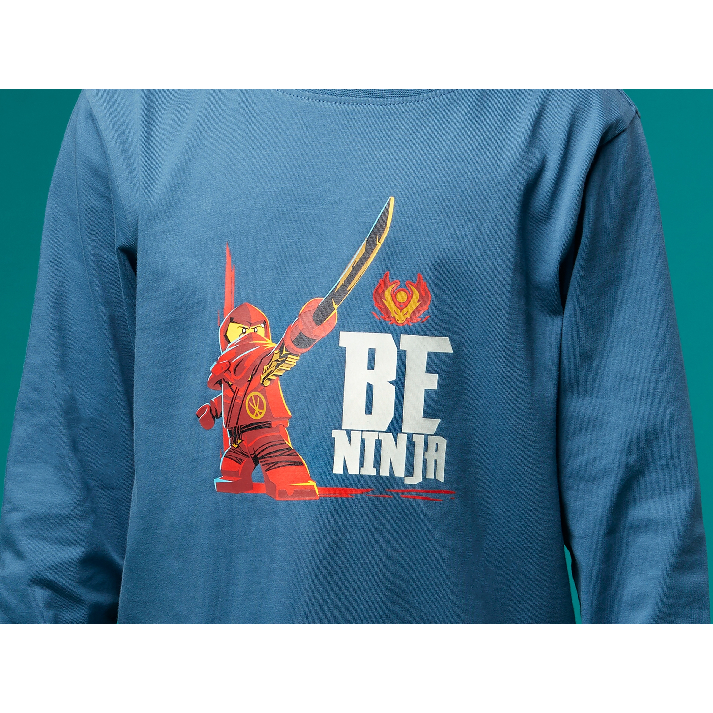 Kids Pajamas – Middle Blue - Image 9