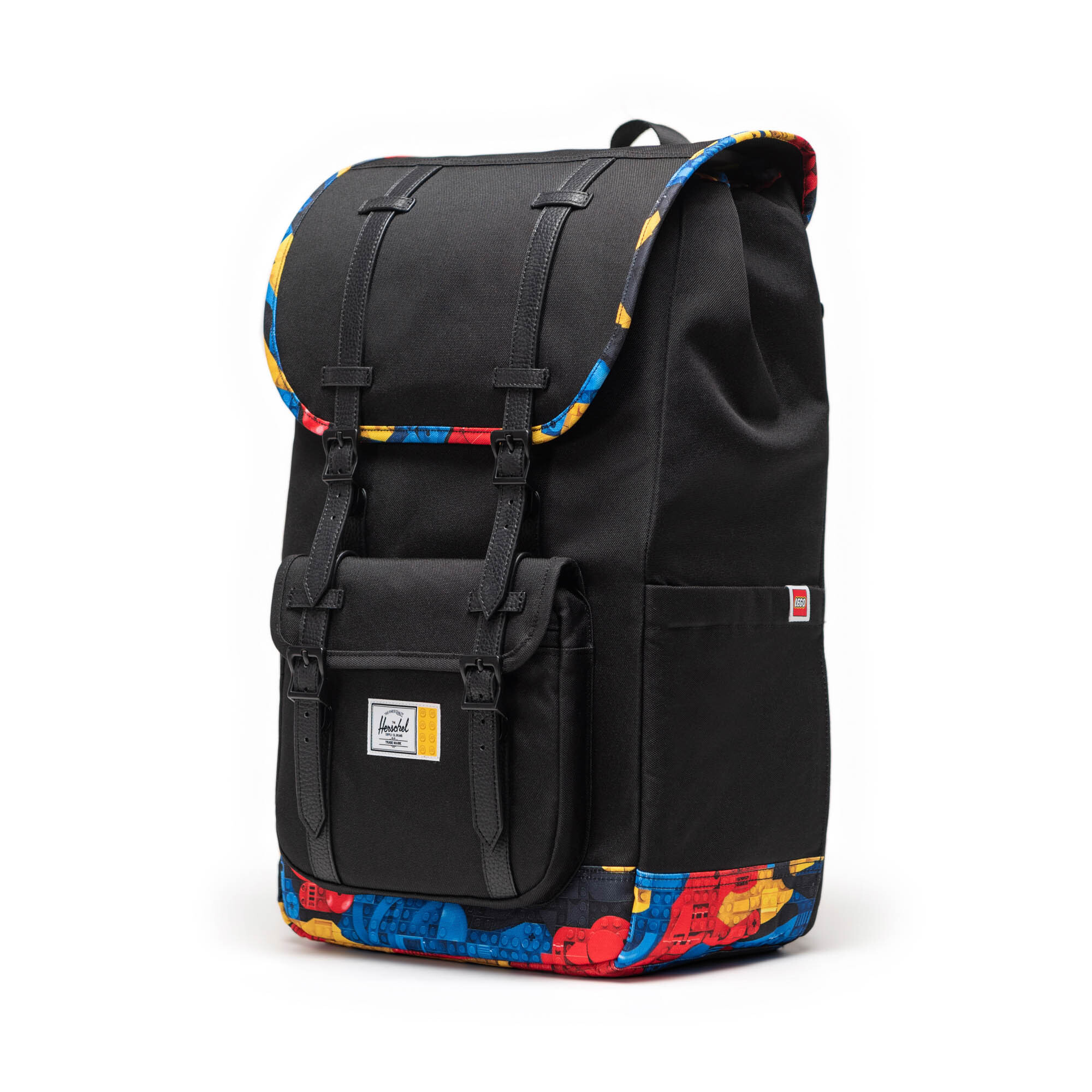Herschel Little America Backpack – Abstract Bricks - Image 2