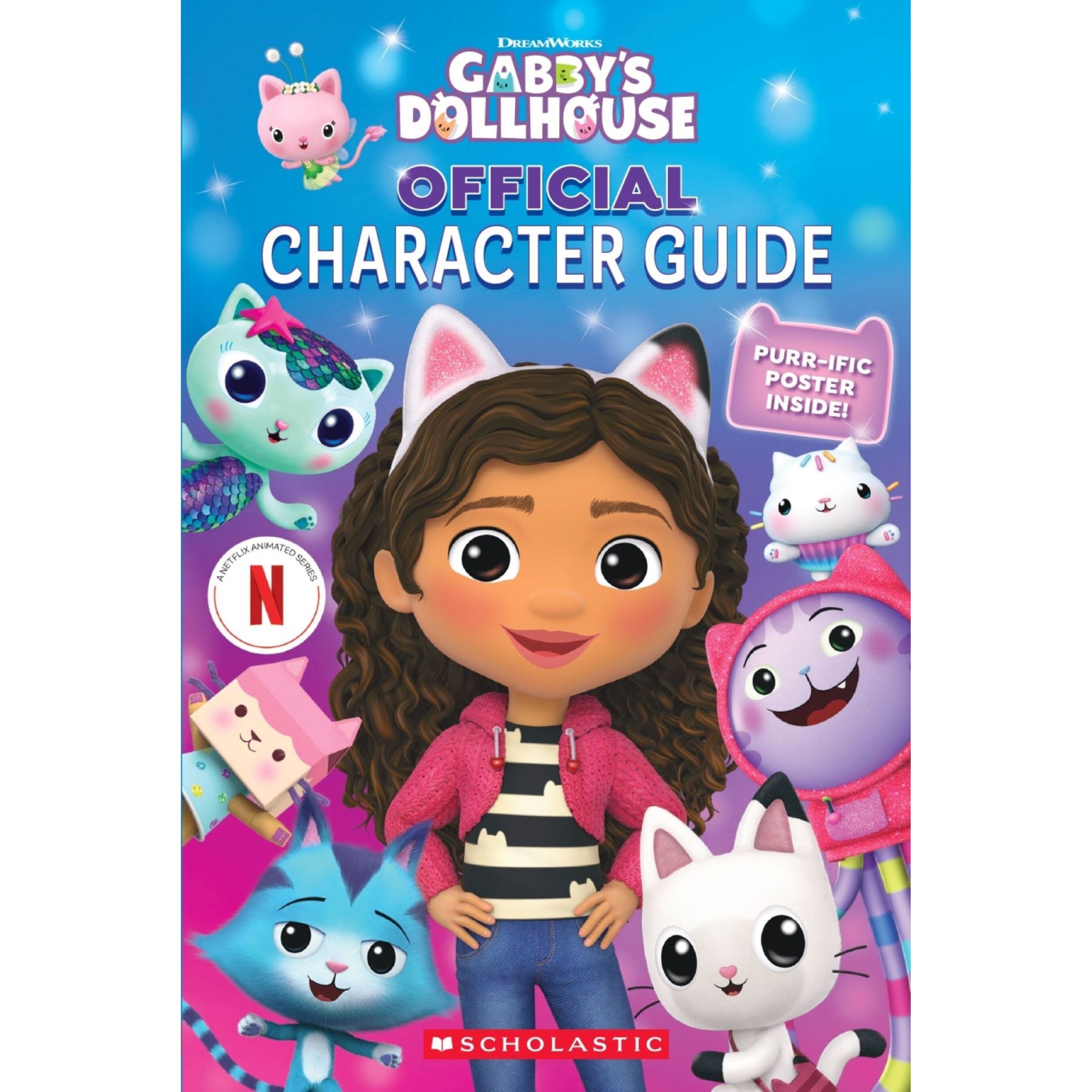 Gabby's Dollhouse Character Guide With Poster