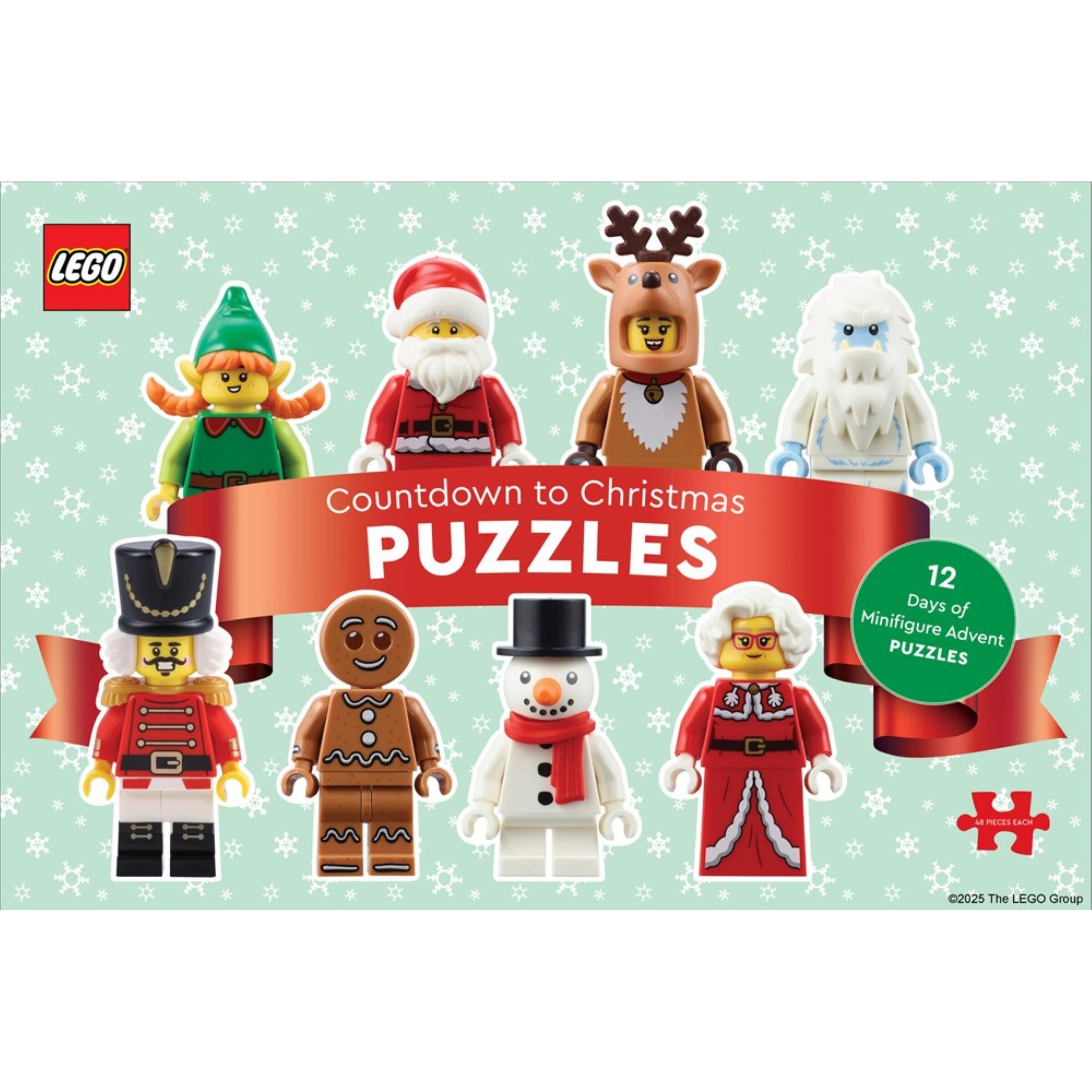 Countdown To Christmas Puzzles: 12 Days Of Minifigure Advent Puzzles