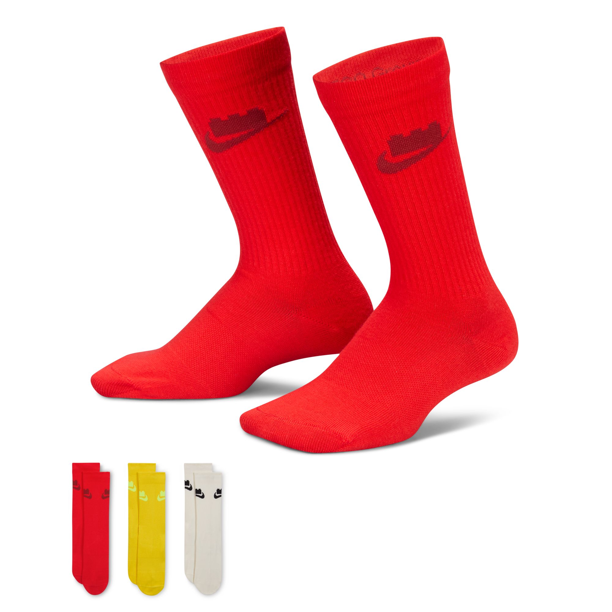 Nike X Lego Collection Everyday Essentials Crew Socks (3 Pairs)