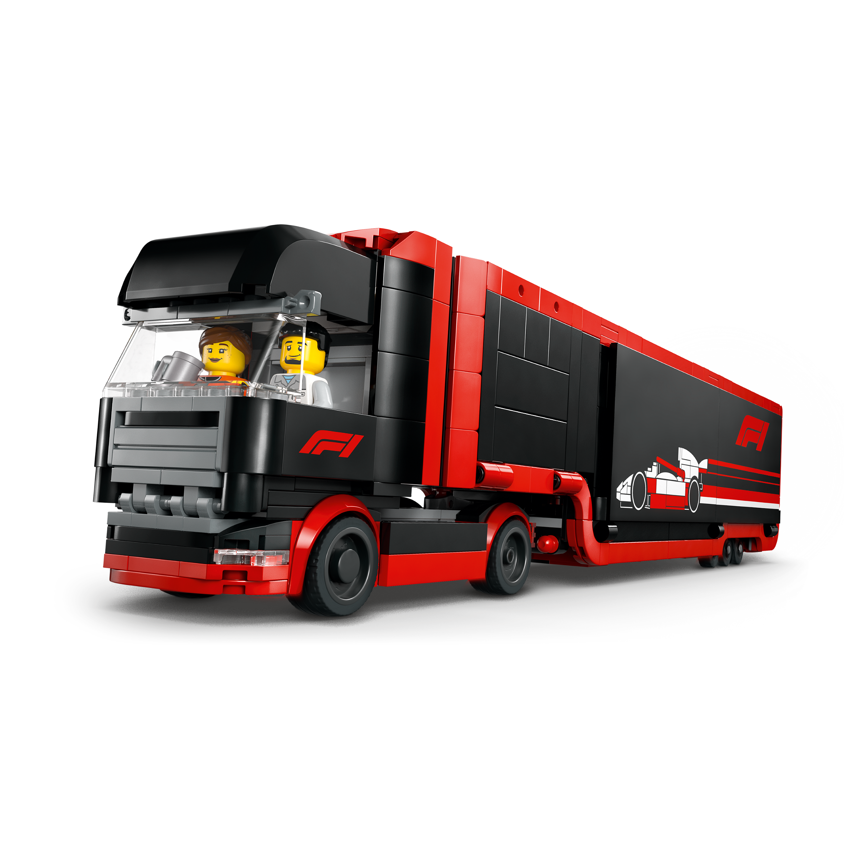 F1 Truck With Rb20 & Amr24 F1 Cars - Image 6