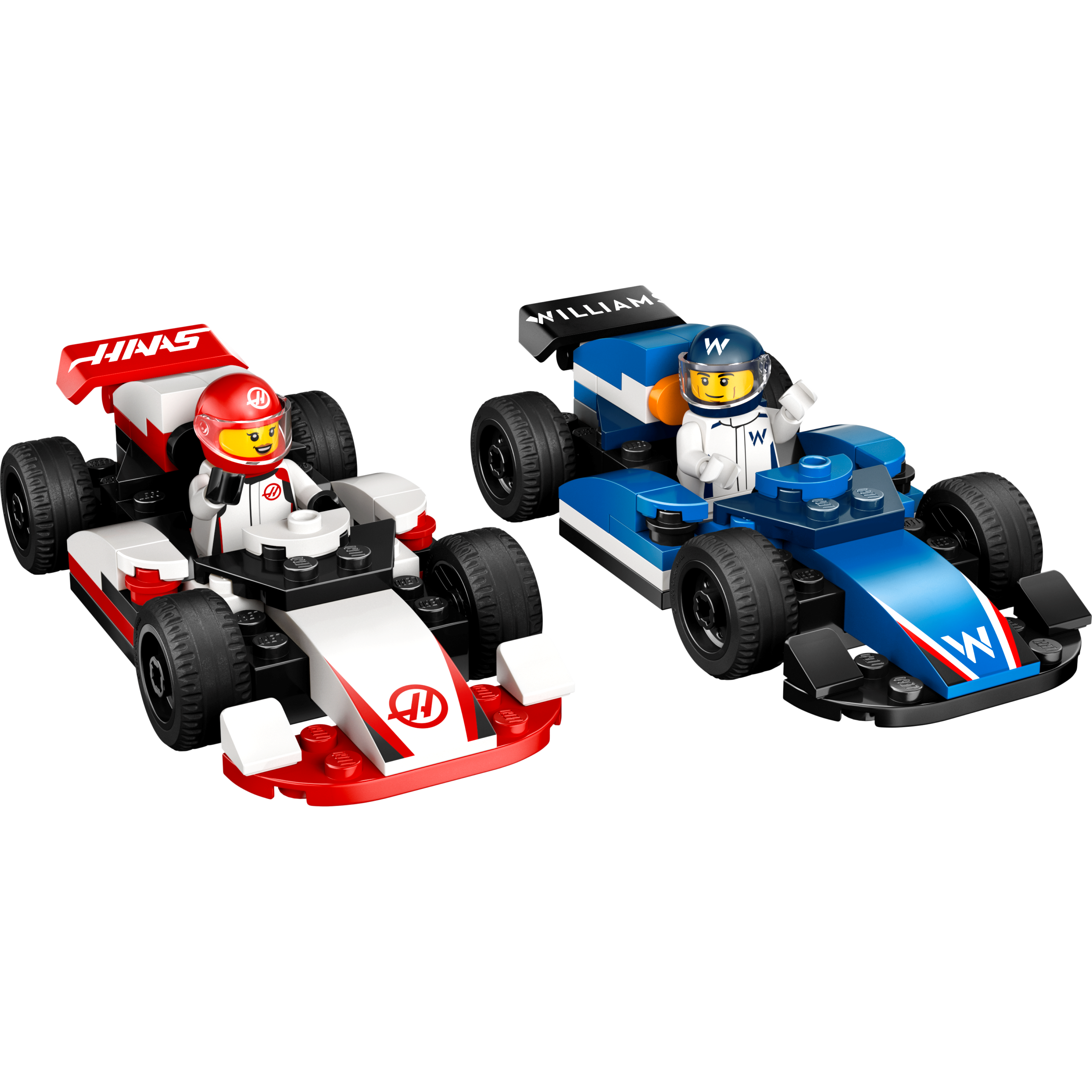 F1 Williams Racing & Haas F1 Race Cars
