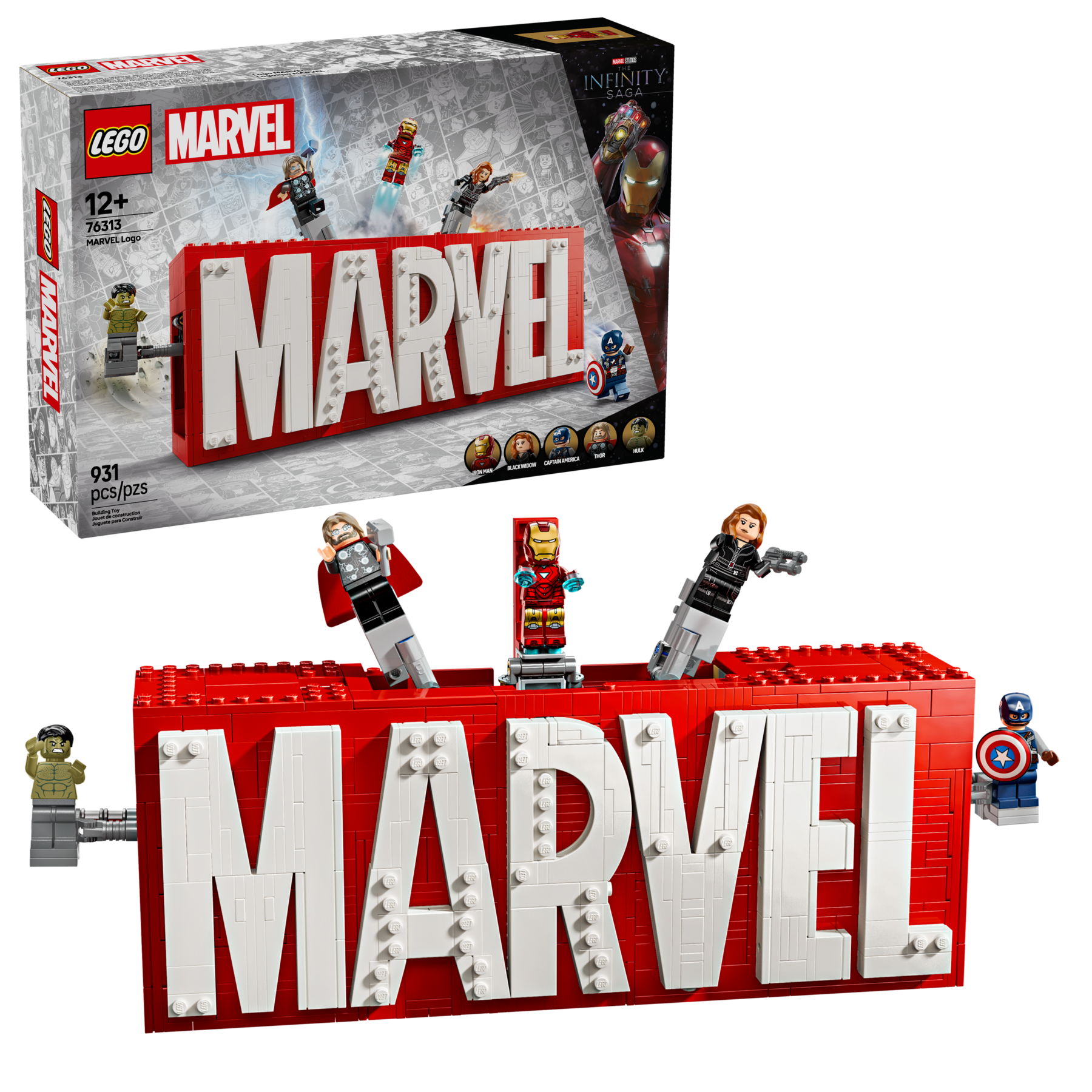Marvel Logo & Minifigures - Image 2
