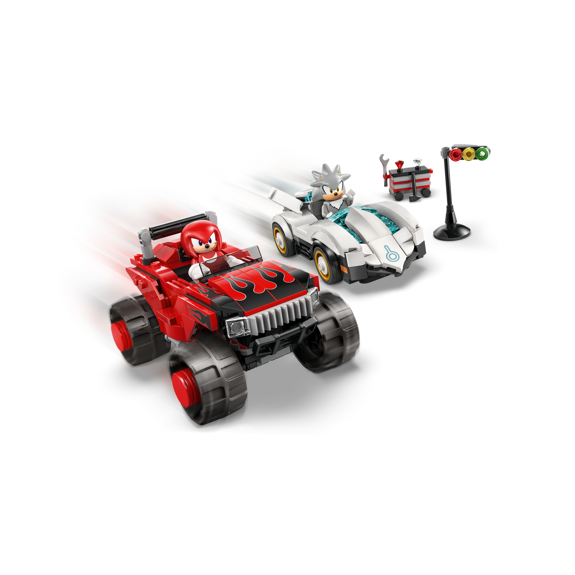 Silver's Car Vs. Knuckles' Monster Truck - Image 7