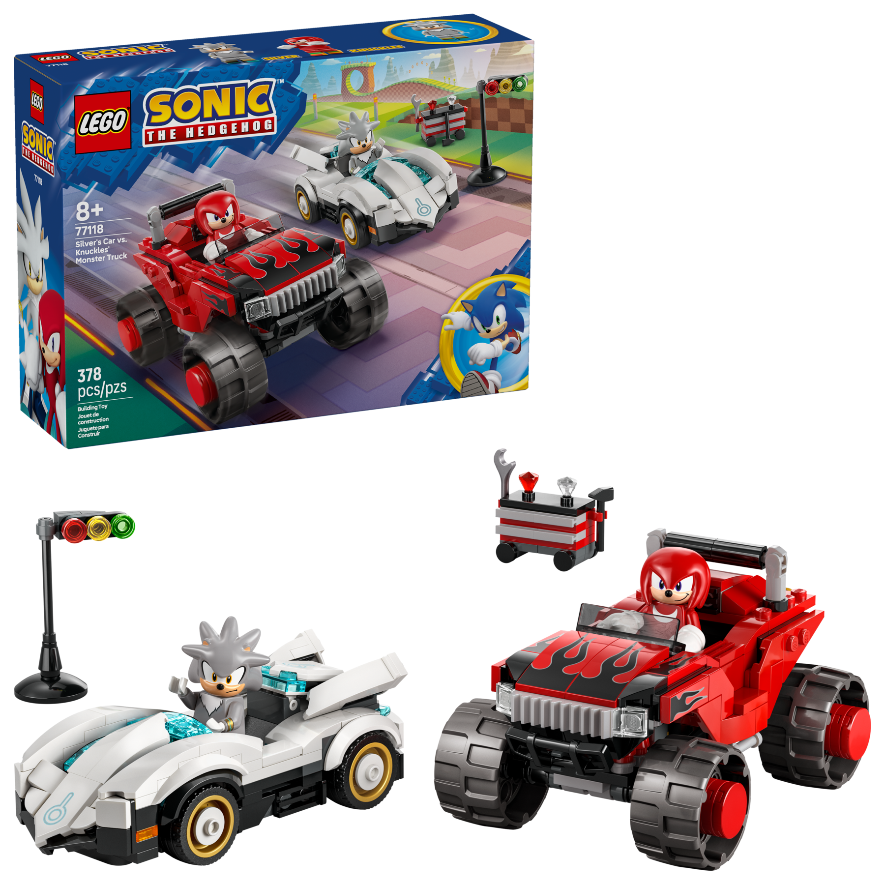 Silver's Car Vs. Knuckles' Monster Truck - Image 2