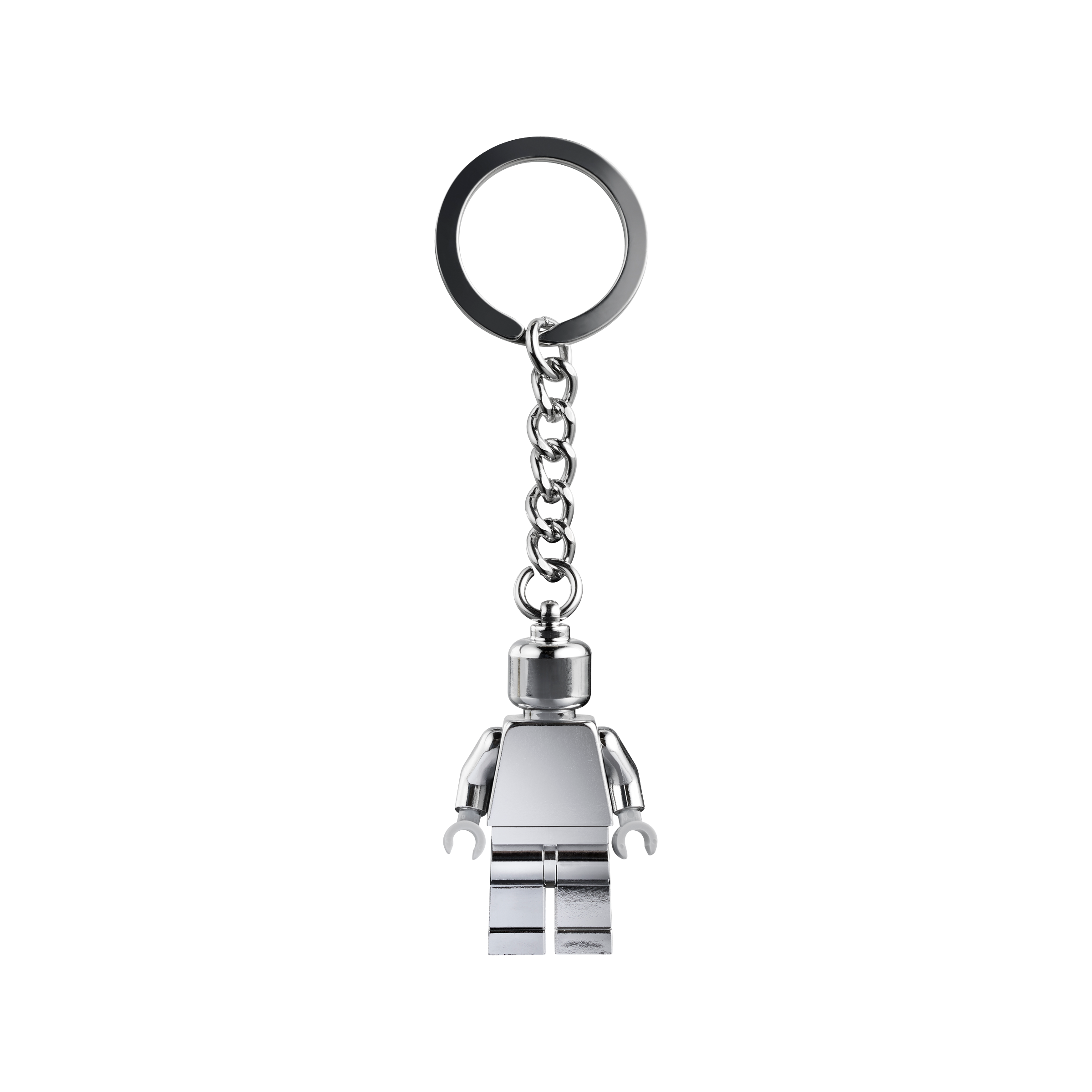 Silver Minifigure Key Chain