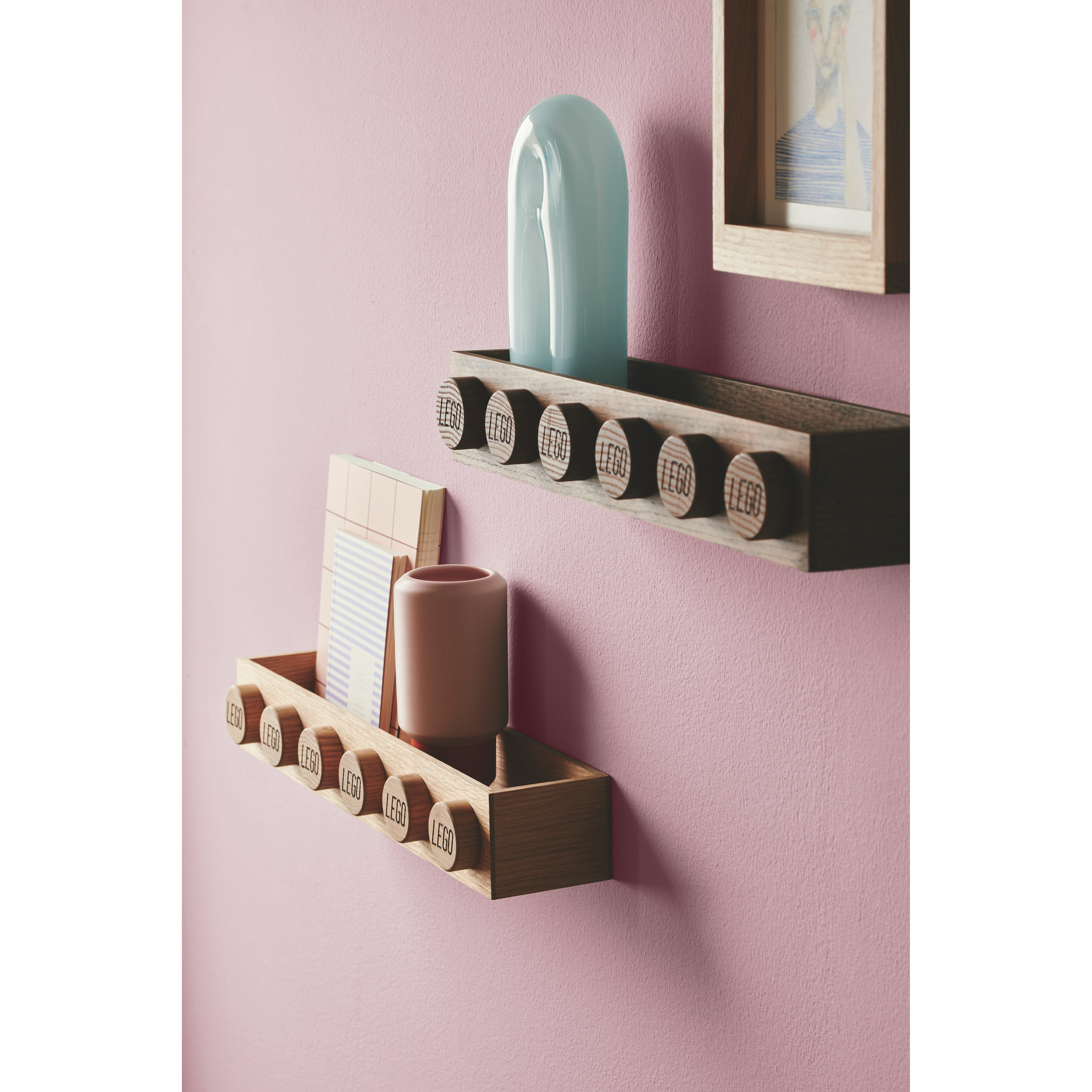 Wooden Book Rack – Light Oak - Image 3